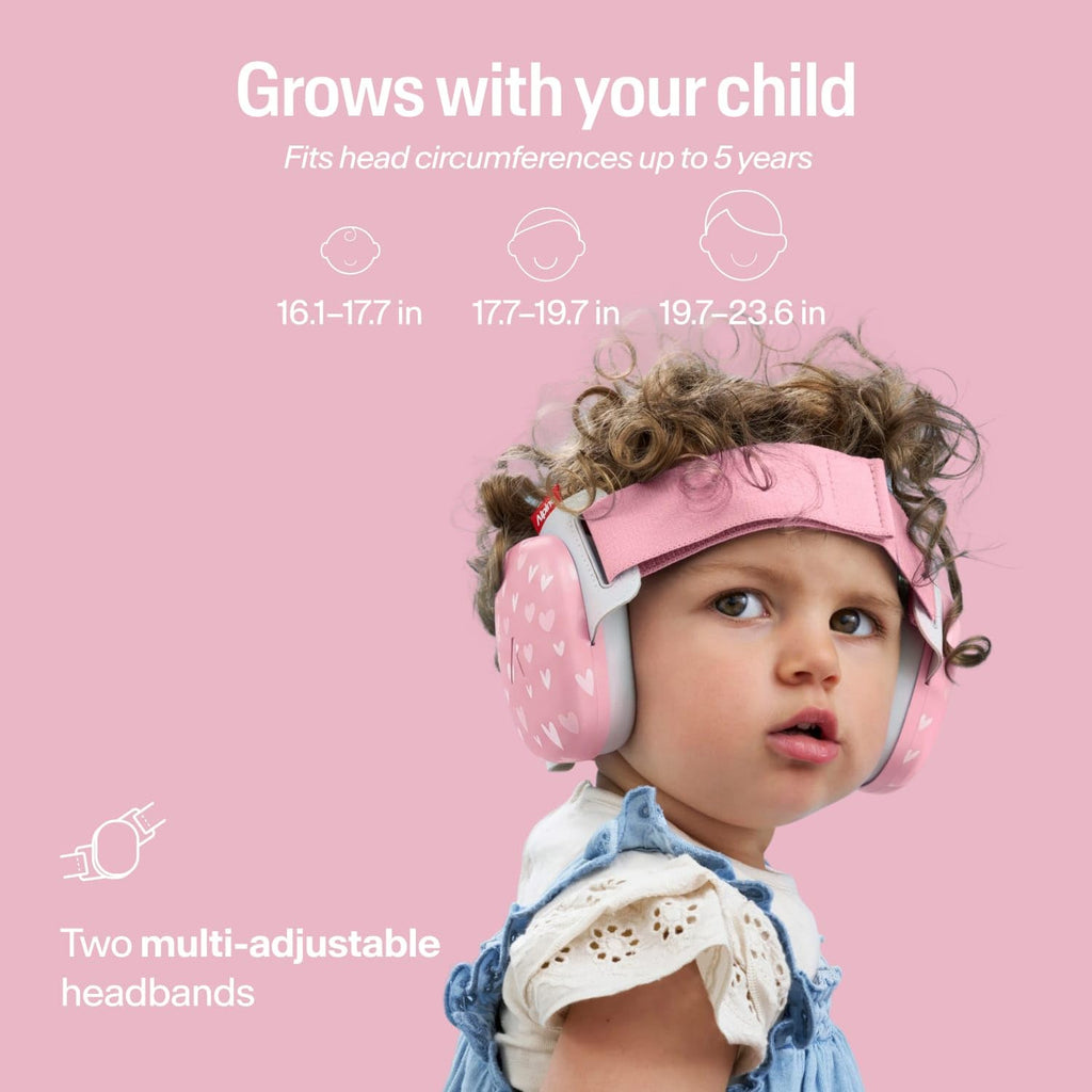 Alpine Muffy Baby Ear Defender for Babies and Toddlers up to 36 Months - CE & UKCA Certified - Noise Reduction Earmuffs - Comfortable Baby Headphones Against Hearing Damage & Improves Sleep - Blue