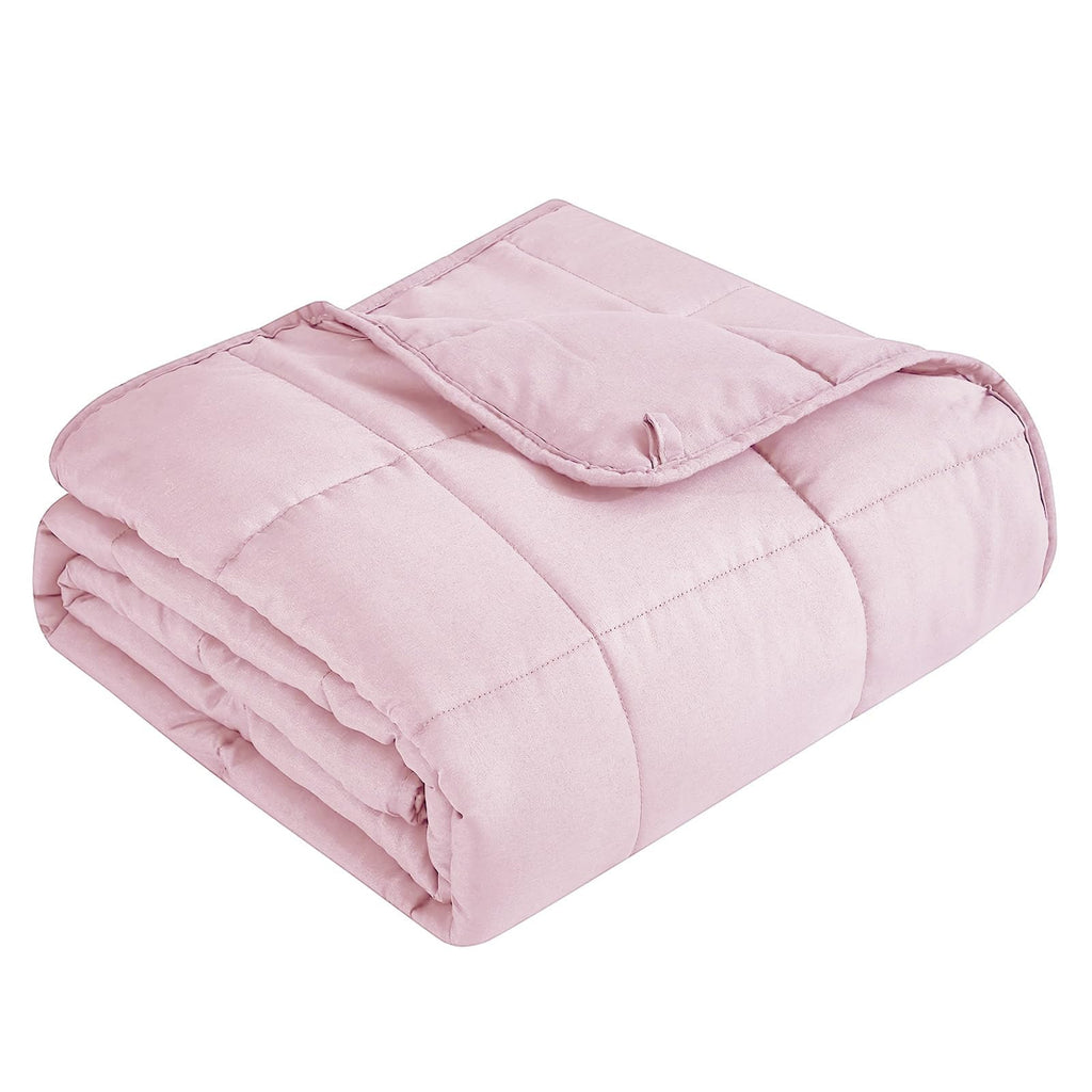 Topcee Weighted Blanket (5 lbs, 36" x 48") Cooling Throw Heavy Blanket for Sleeping Apply to 40-60 lbs, Soft Thick Breathable Blanket with Glass Bead, Easy Care