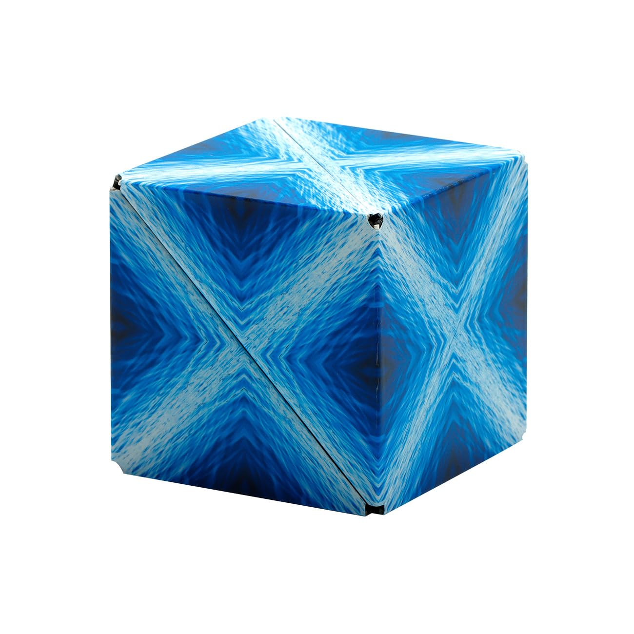 Shashibo Shape Shifting Box - Award-Winning STEM Fidget Toy with Ultra Strong Magnets - Puzzle Cube Transforms Into 100+ Shapes, Perfect Sensory Gift for Kids, Teens, and Adults (Spaced Out)