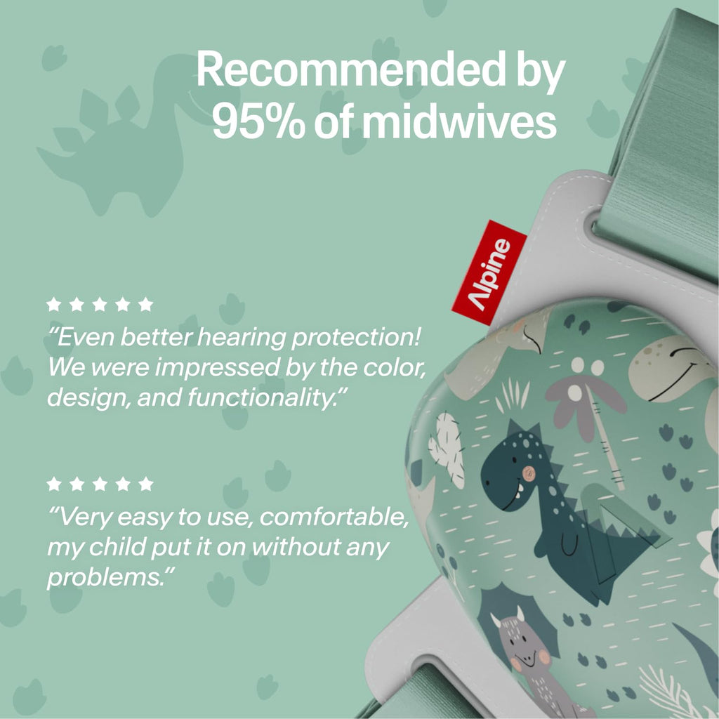 Alpine Muffy Baby Ear Defender for Babies and Toddlers up to 36 Months - CE & UKCA Certified - Noise Reduction Earmuffs - Comfortable Baby Headphones Against Hearing Damage & Improves Sleep - Blue