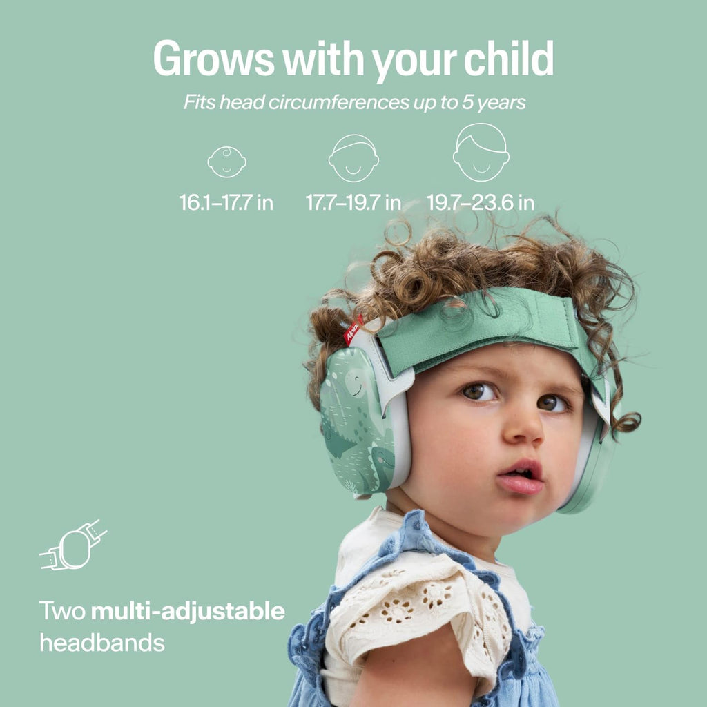 Alpine Muffy Baby Ear Defender for Babies and Toddlers up to 36 Months - CE & UKCA Certified - Noise Reduction Earmuffs - Comfortable Baby Headphones Against Hearing Damage & Improves Sleep - Blue