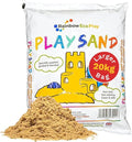 Rainbow Eco Play Sand - 20kg Natural, Non-Toxic Sand for Kids - Sandpit, Building, Sensory Play