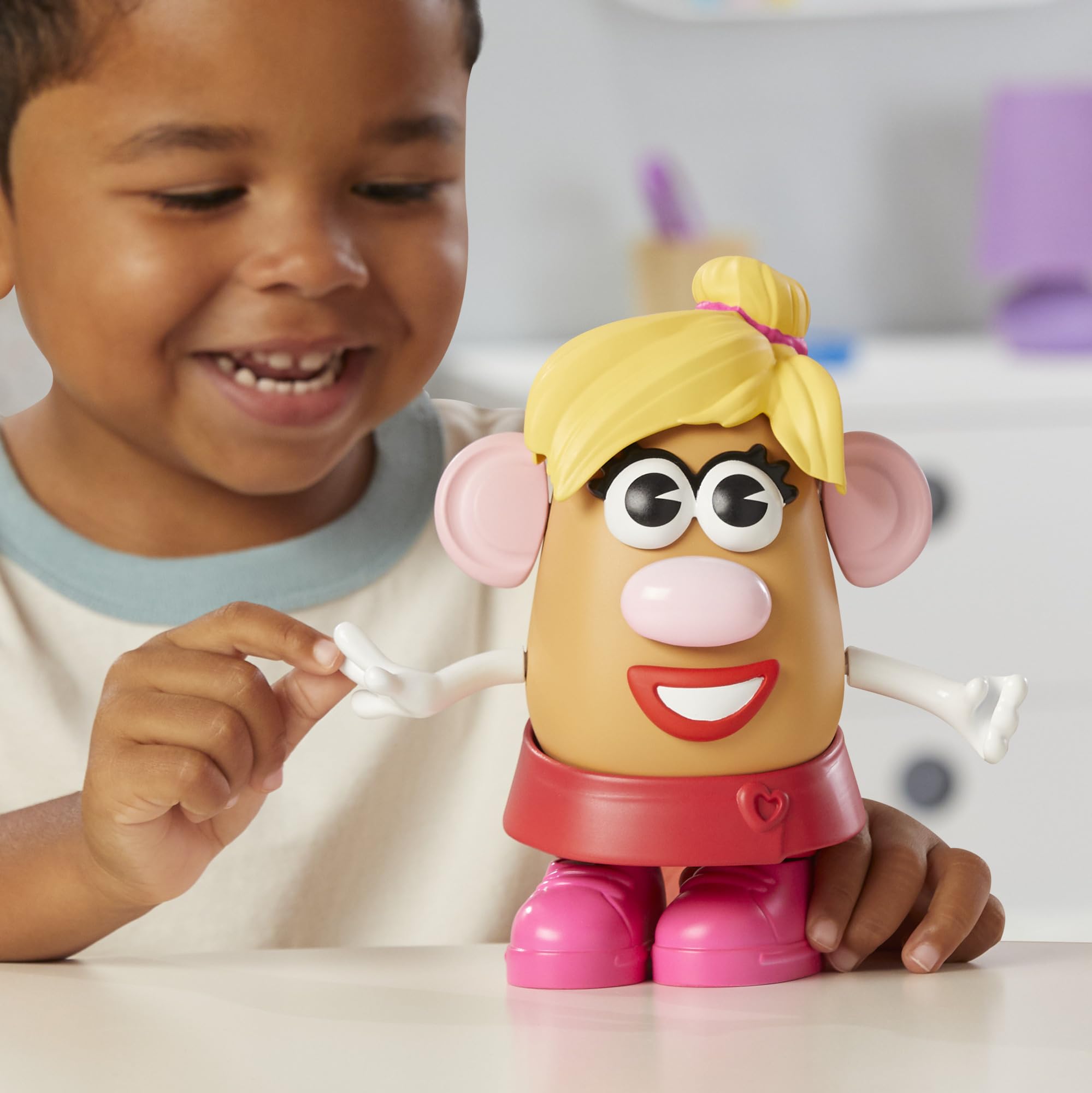 Mr. Potato Head Playskool, Fun Figure Toddler Toy for Girls and Boys, Classic Mix and Match Toys, Black