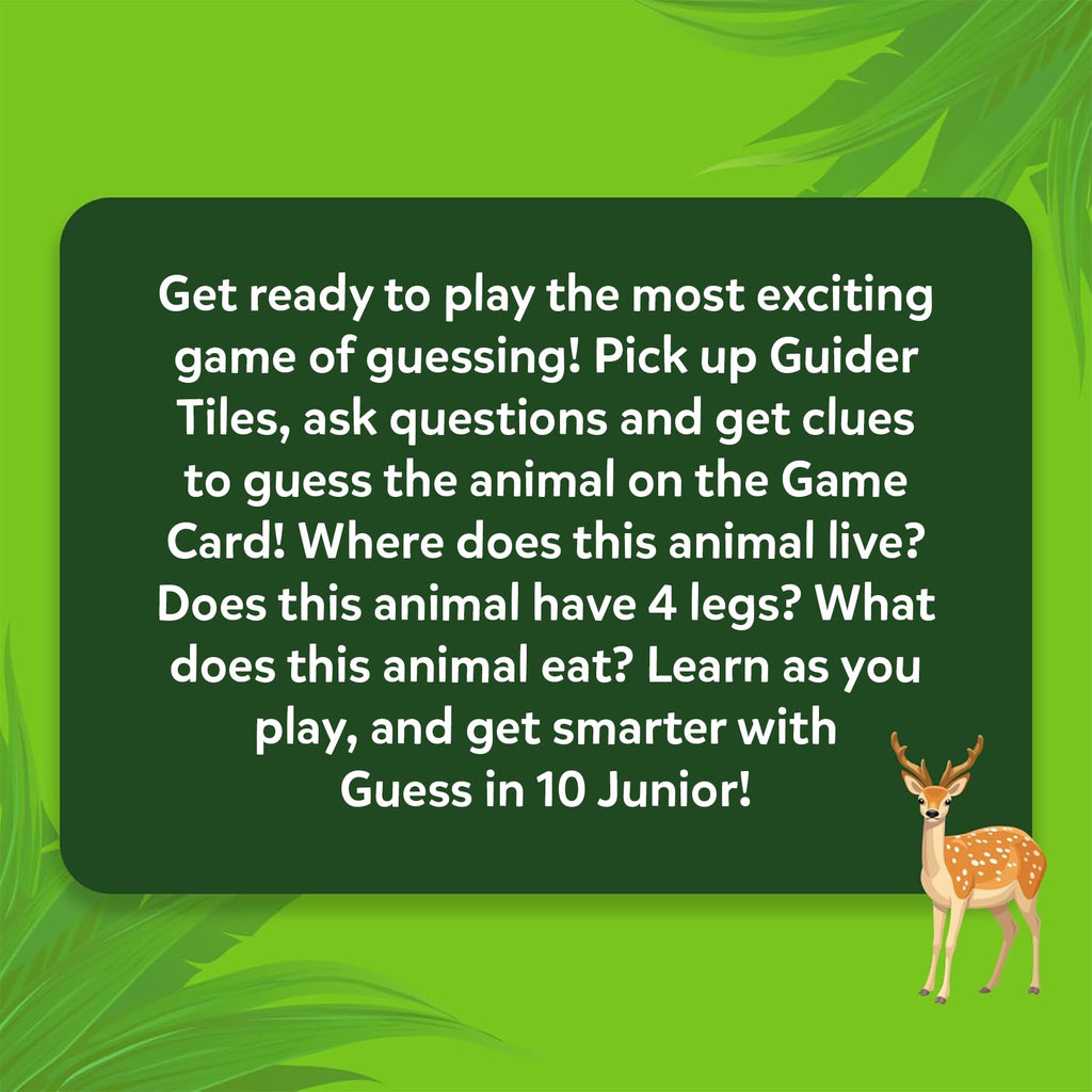 Skillmatics Guess in 10 Animal Planet, Card Game, Perfect for Boys, Girls, Kids, Teens, Adults Who Love Animals, Trivia Games, Travel Games, Gifts for Ages 6, 7, 8, 9, 10, and Up