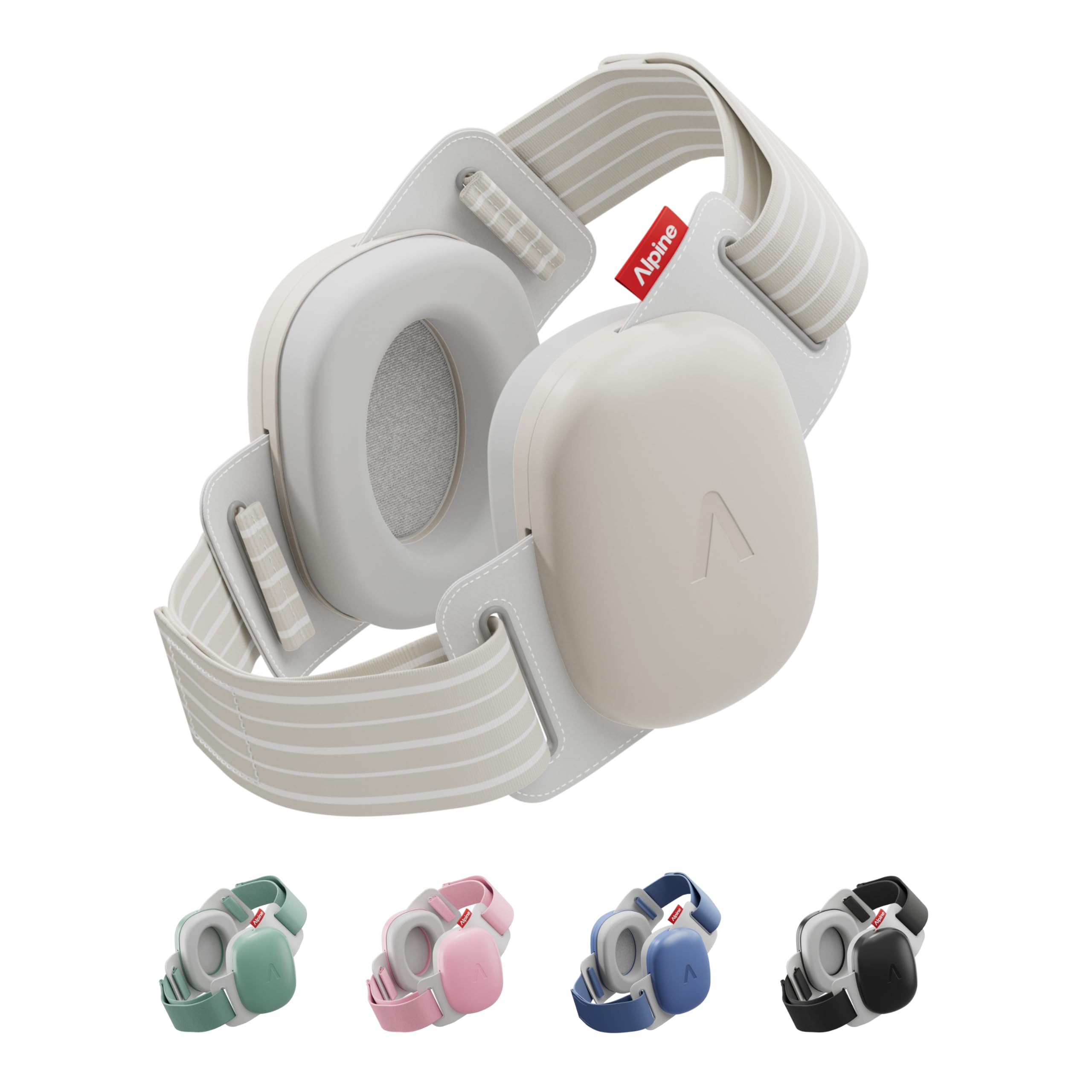 Alpine Muffy Baby Ear Defender for Babies and Toddlers up to 36 Months - CE & UKCA Certified - Noise Reduction Earmuffs - Comfortable Baby Headphones Against Hearing Damage & Improves Sleep - Blue