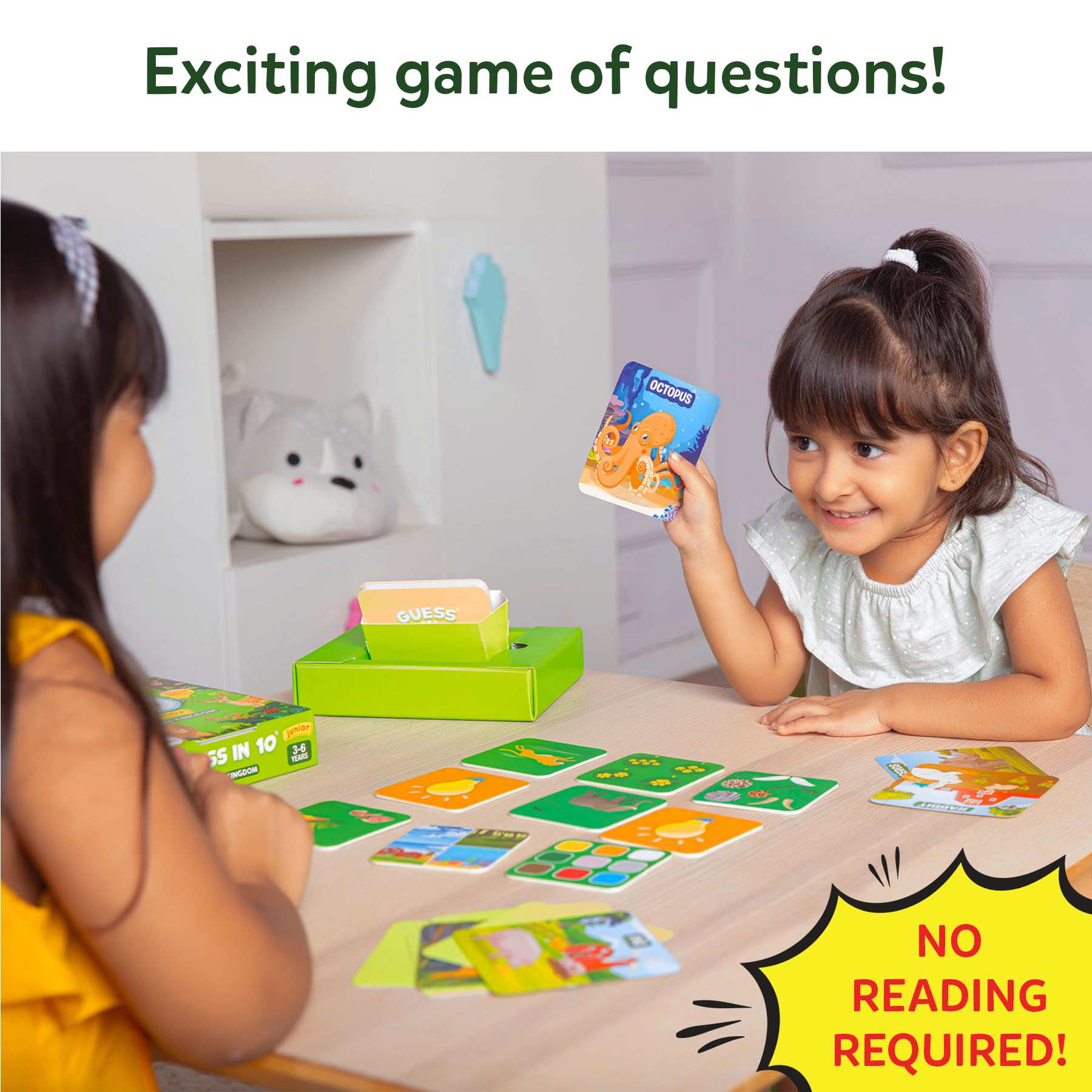 Skillmatics Guess in 10 Animal Planet, Card Game, Perfect for Boys, Girls, Kids, Teens, Adults Who Love Animals, Trivia Games, Travel Games, Gifts for Ages 6, 7, 8, 9, 10, and Up