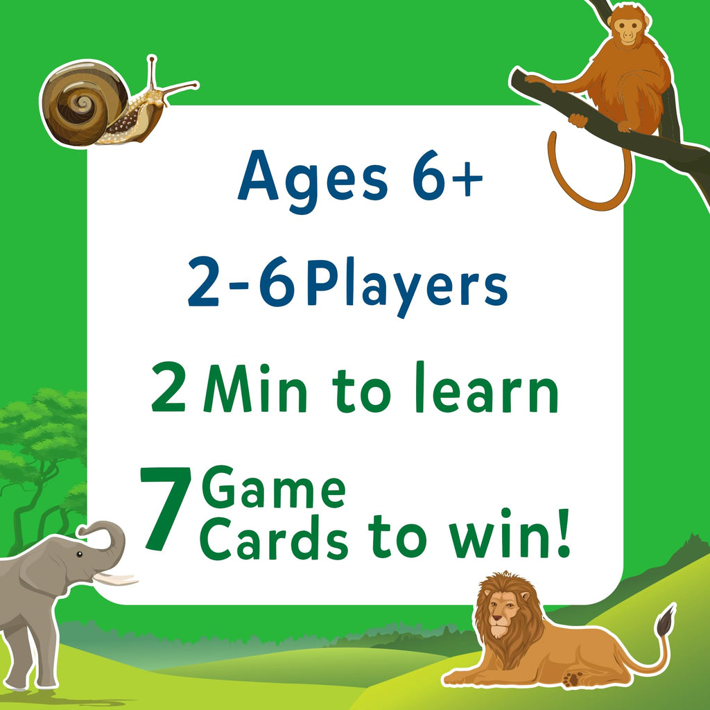Skillmatics Guess in 10 Animal Planet, Card Game, Perfect for Boys, Girls, Kids, Teens, Adults Who Love Animals, Trivia Games, Travel Games, Gifts for Ages 6, 7, 8, 9, 10, and Up