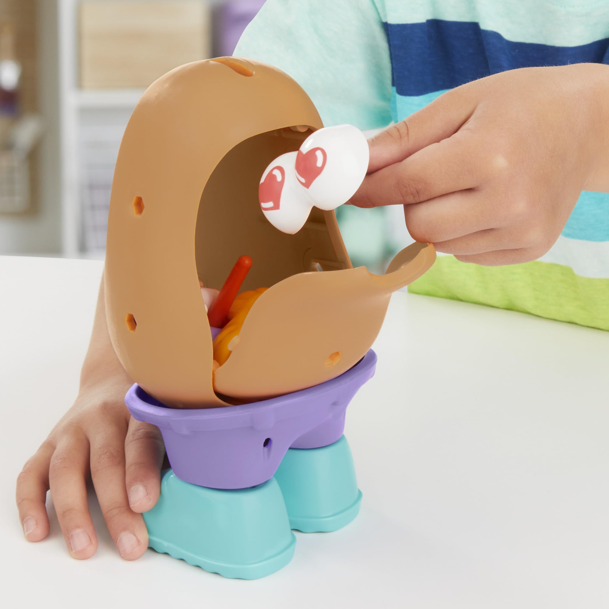 Mr. Potato Head Playskool, Fun Figure Toddler Toy for Girls and Boys, Classic Mix and Match Toys, Black