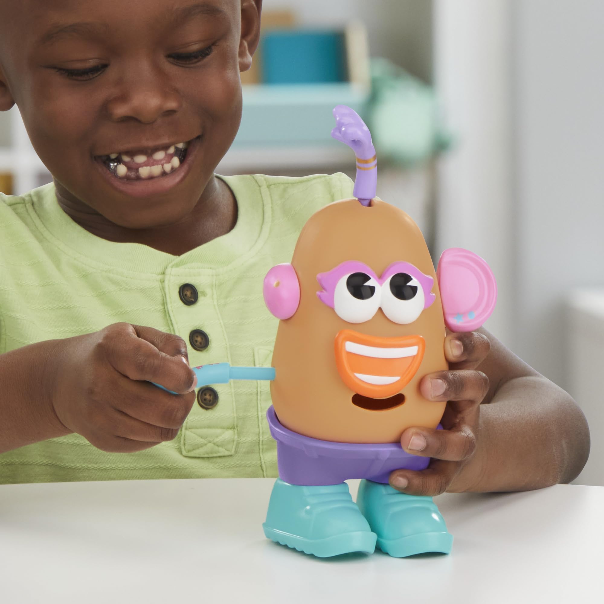 Mr. Potato Head Playskool, Fun Figure Toddler Toy for Girls and Boys, Classic Mix and Match Toys, Black