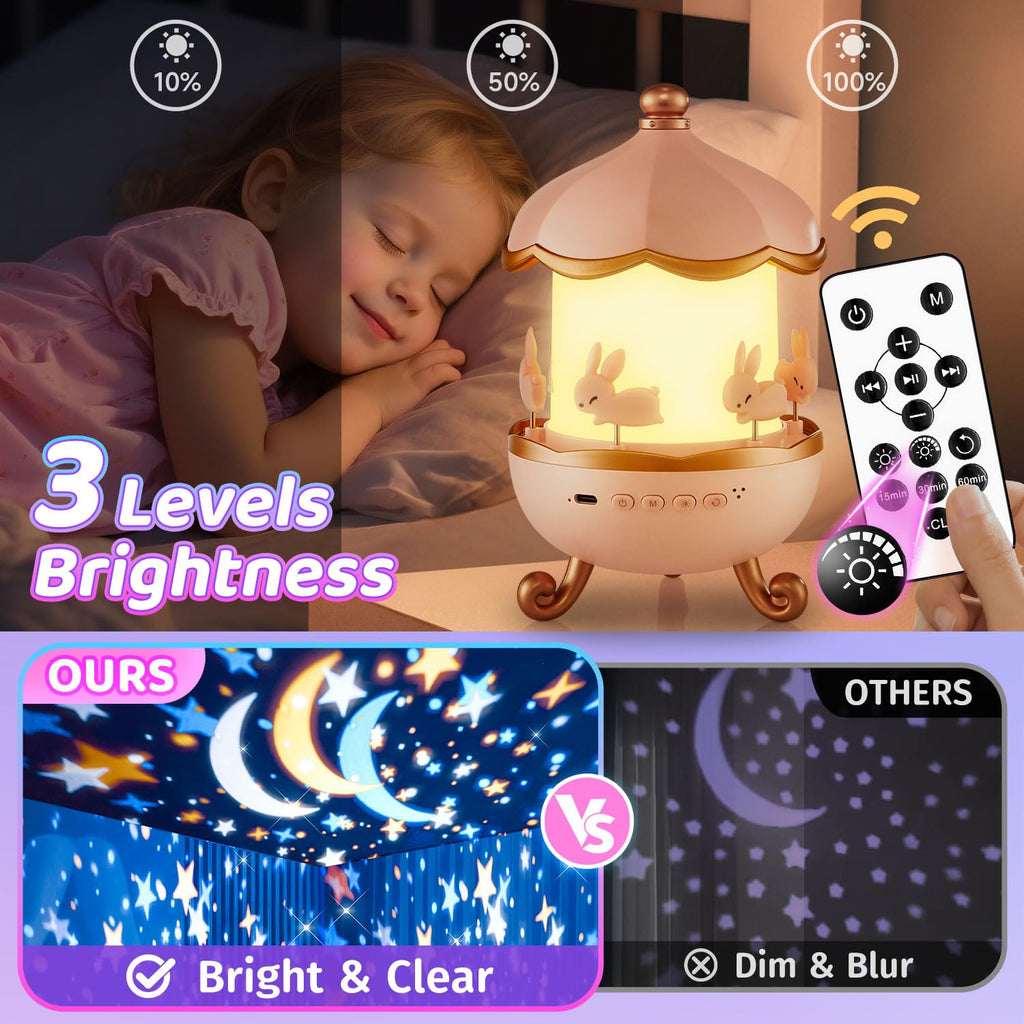 Egg Light Gifts for Kids Sound Machine | 15 Sleeping Sounds+14HD Films+7 Colors+360°Rotating | Easter Gifts for Kids Primal Hatch Dinosaur Egg Night Light for Nursery Boy Toys Hatch Sound Machine