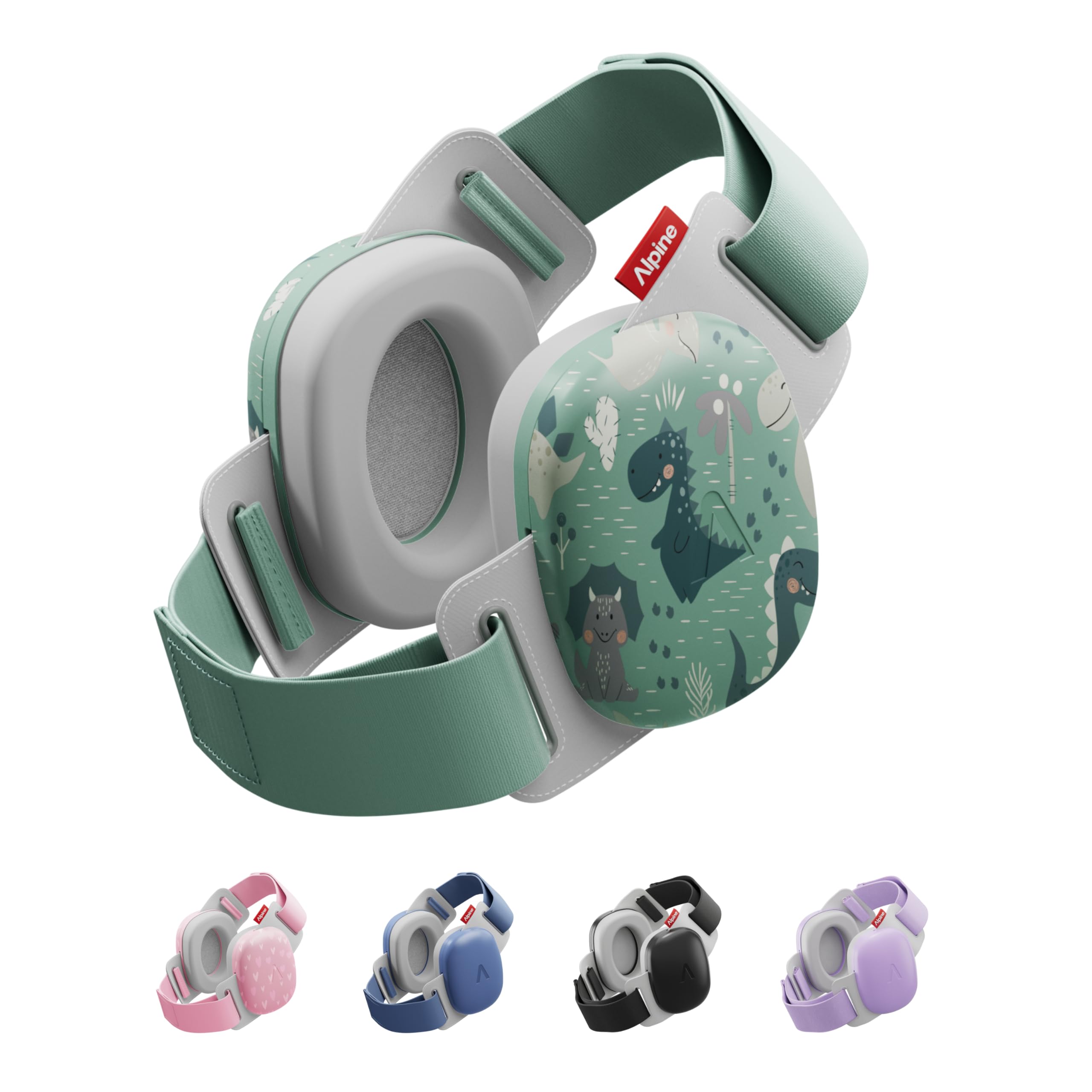 Alpine Muffy Baby Ear Defender for Babies and Toddlers up to 36 Months - CE & UKCA Certified - Noise Reduction Earmuffs - Comfortable Baby Headphones Against Hearing Damage & Improves Sleep - Blue
