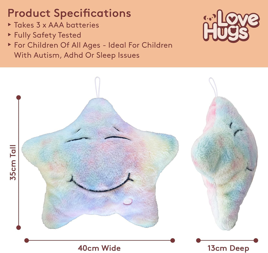 Musical Star Teddy Sensory Light - Sensory Toys For Autism - Sleep Aid For Kids - Light Up Toys Sensory Twinkle Twinkle Little Star Toy