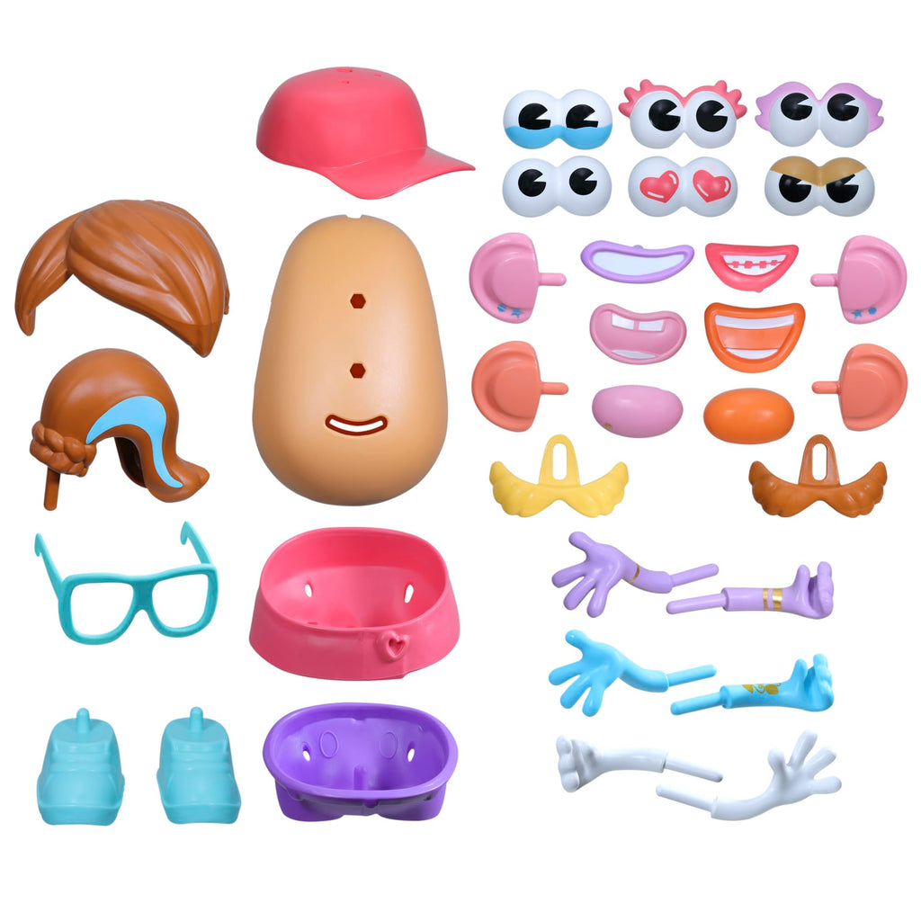 Mr. Potato Head Playskool, Fun Figure Toddler Toy for Girls and Boys, Classic Mix and Match Toys, Black