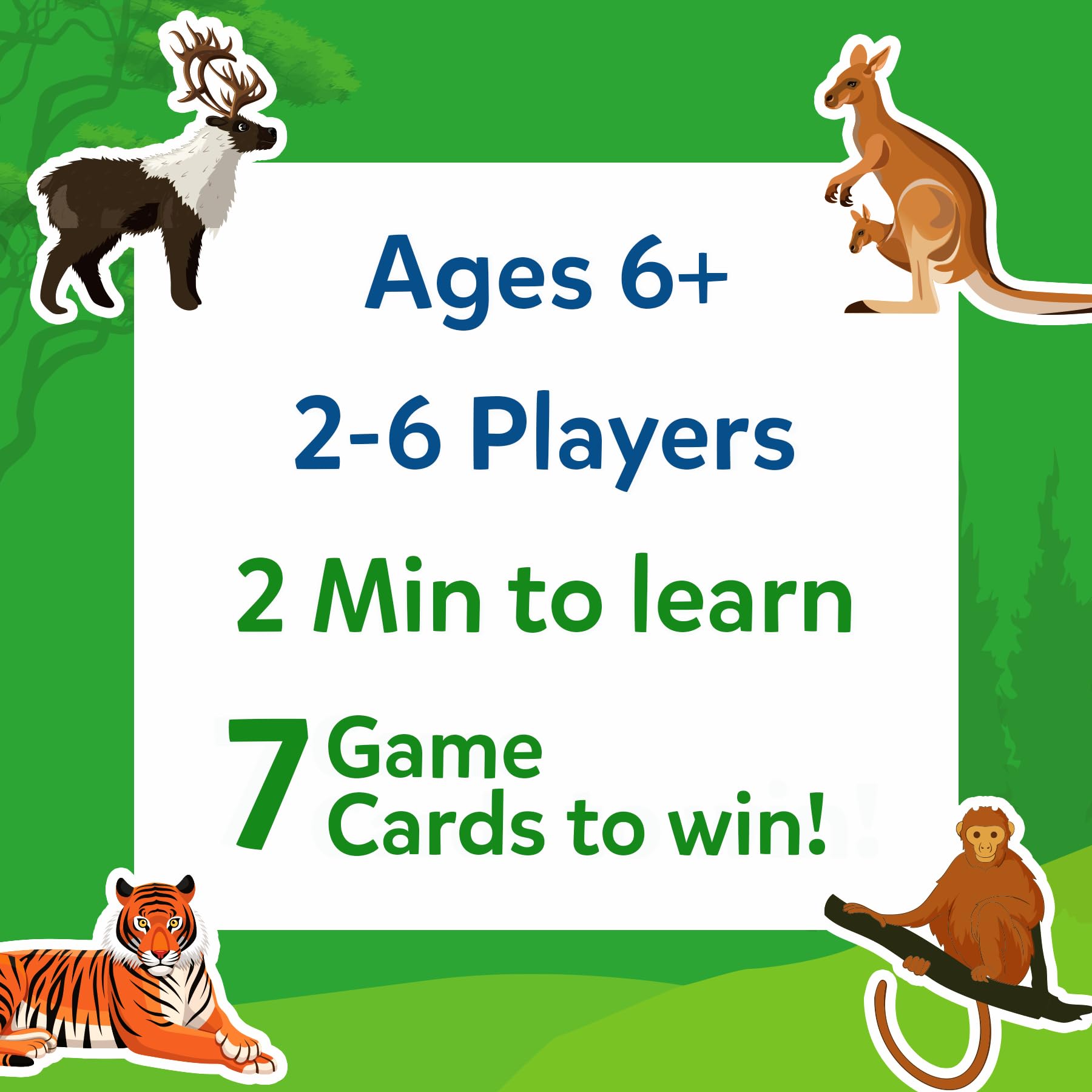 Skillmatics Guess in 10 Animal Planet, Card Game, Perfect for Boys, Girls, Kids, Teens, Adults Who Love Animals, Trivia Games, Travel Games, Gifts for Ages 6, 7, 8, 9, 10, and Up