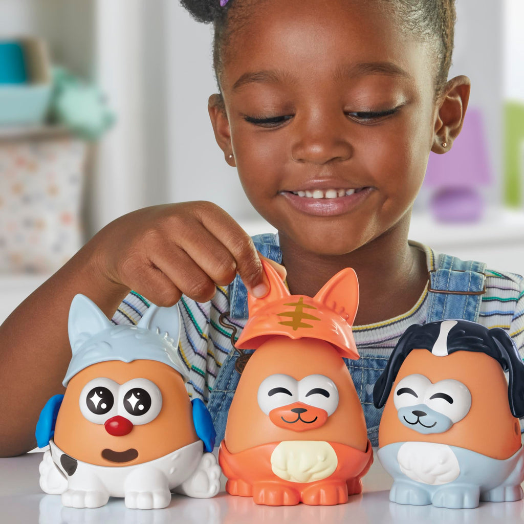 Mr. Potato Head Playskool, Fun Figure Toddler Toy for Girls and Boys, Classic Mix and Match Toys, Black