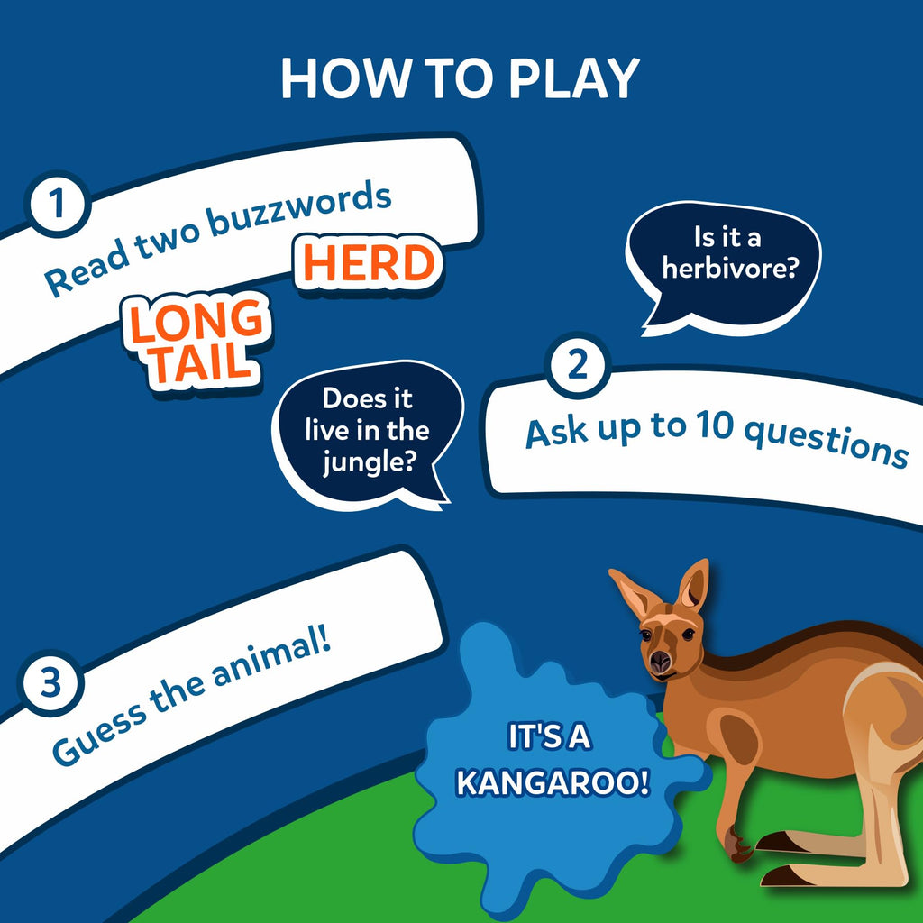 Skillmatics Guess in 10 Animal Planet, Card Game, Perfect for Boys, Girls, Kids, Teens, Adults Who Love Animals, Trivia Games, Travel Games, Gifts for Ages 6, 7, 8, 9, 10, and Up