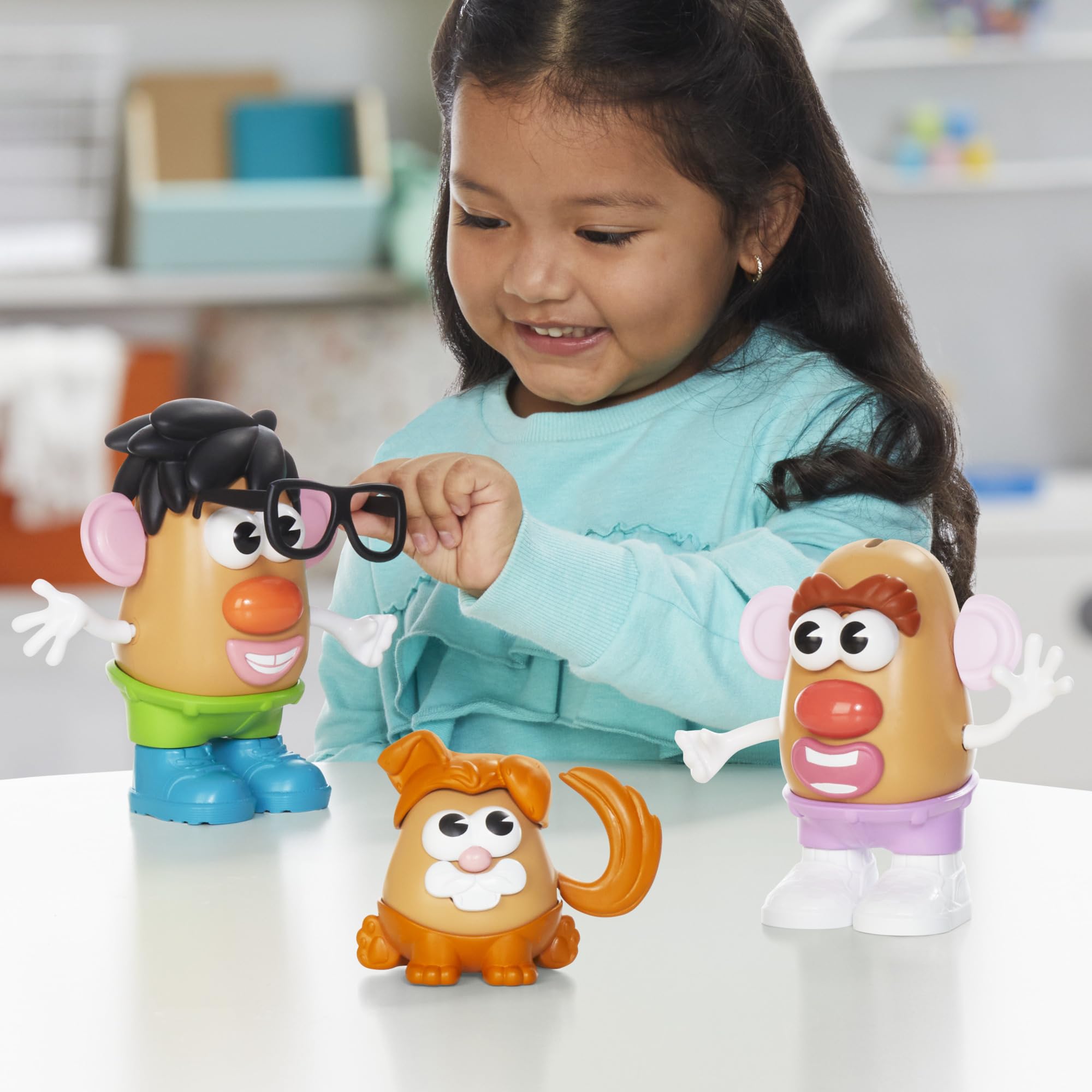 Mr. Potato Head Playskool, Fun Figure Toddler Toy for Girls and Boys, Classic Mix and Match Toys, Black