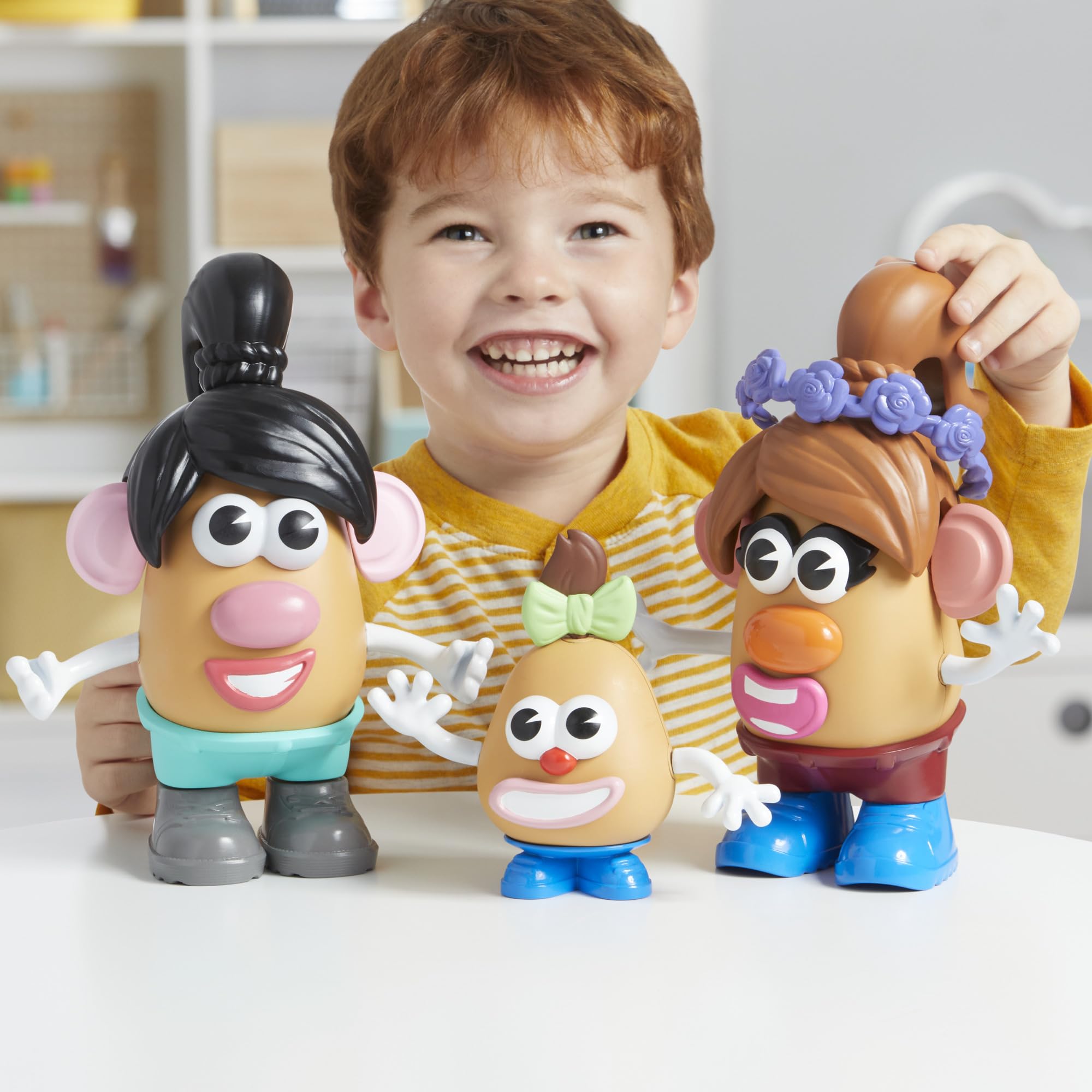 Mr. Potato Head Playskool, Fun Figure Toddler Toy for Girls and Boys, Classic Mix and Match Toys, Black