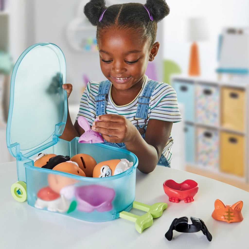 Mr. Potato Head Playskool, Fun Figure Toddler Toy for Girls and Boys, Classic Mix and Match Toys, Black