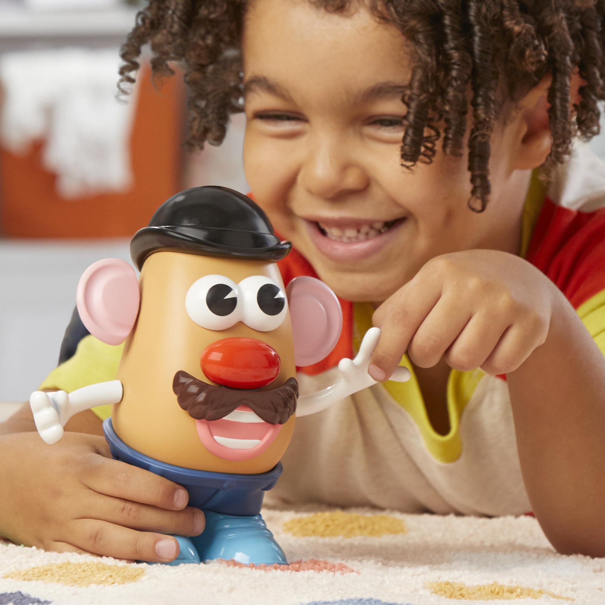 Mr. Potato Head Playskool, Fun Figure Toddler Toy for Girls and Boys, Classic Mix and Match Toys, Black