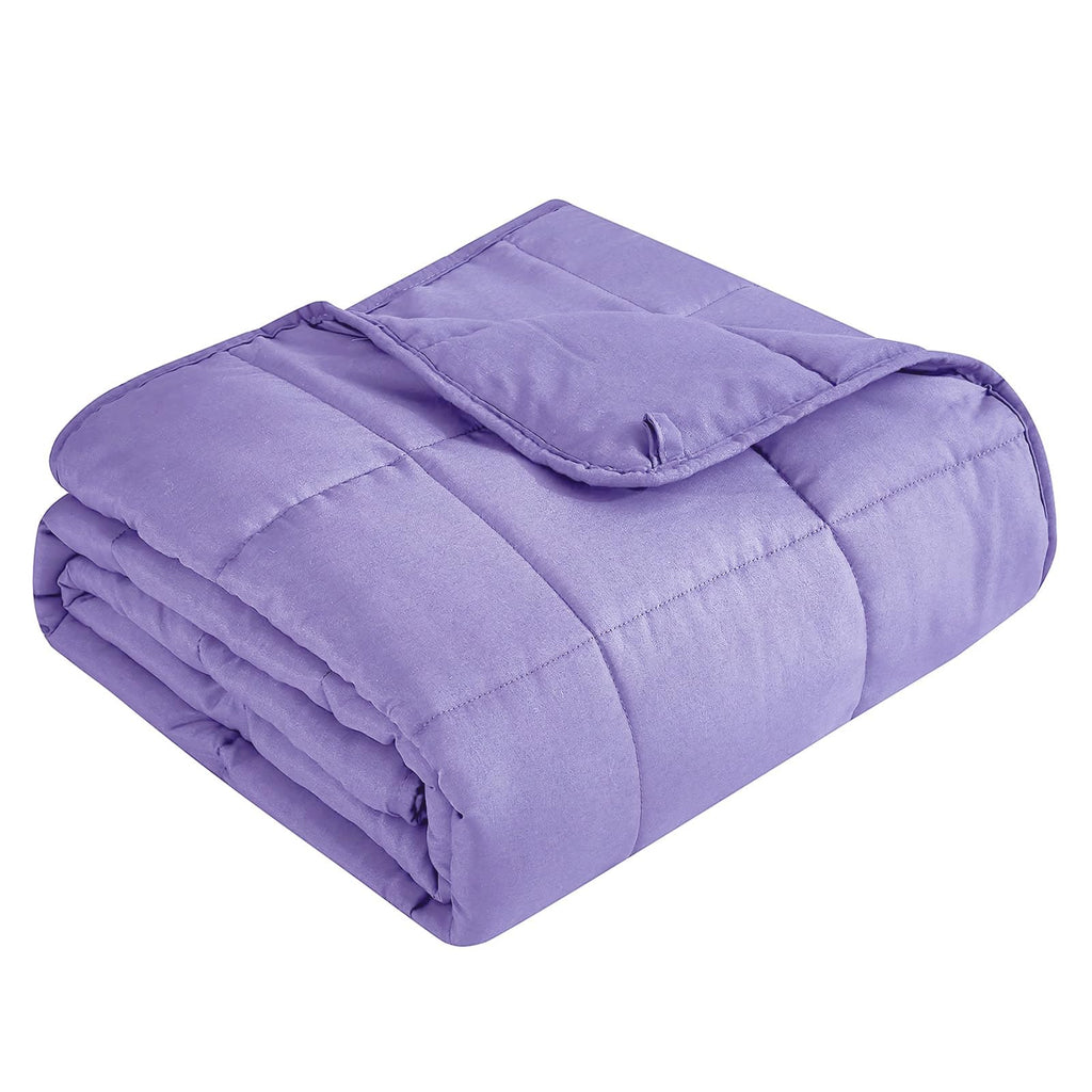 Topcee Weighted Blanket (5 lbs, 36" x 48") Cooling Throw Heavy Blanket for Sleeping Apply to 40-60 lbs, Soft Thick Breathable Blanket with Glass Bead, Easy Care