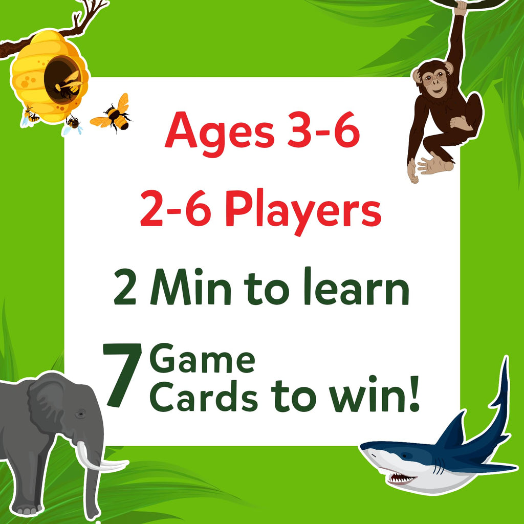 Skillmatics Guess in 10 Animal Planet, Card Game, Perfect for Boys, Girls, Kids, Teens, Adults Who Love Animals, Trivia Games, Travel Games, Gifts for Ages 6, 7, 8, 9, 10, and Up