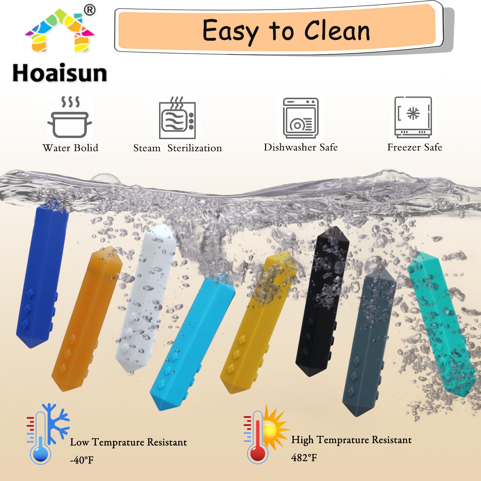 Sensory Chew Necklace Buddy 8 Pack, Diamond Shape Chew Toys for Autistic Children with ADHD, SPD, Biting, Silicone Teething Necklace Chewy Toys for Autism Reduce Chewing Anxiety Fidget