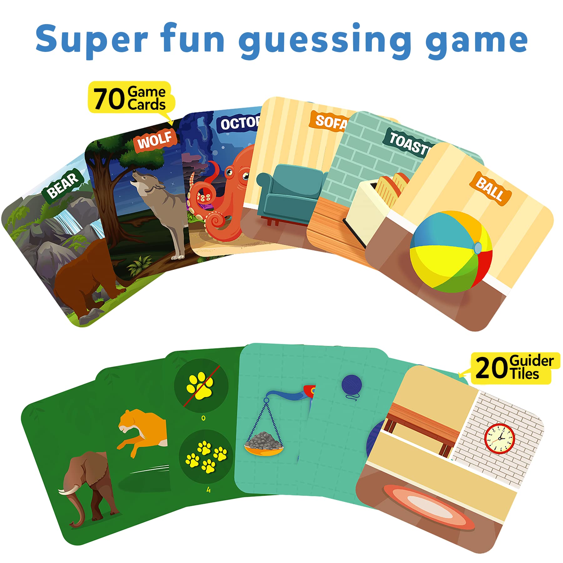 Skillmatics Guess in 10 Animal Planet, Card Game, Perfect for Boys, Girls, Kids, Teens, Adults Who Love Animals, Trivia Games, Travel Games, Gifts for Ages 6, 7, 8, 9, 10, and Up