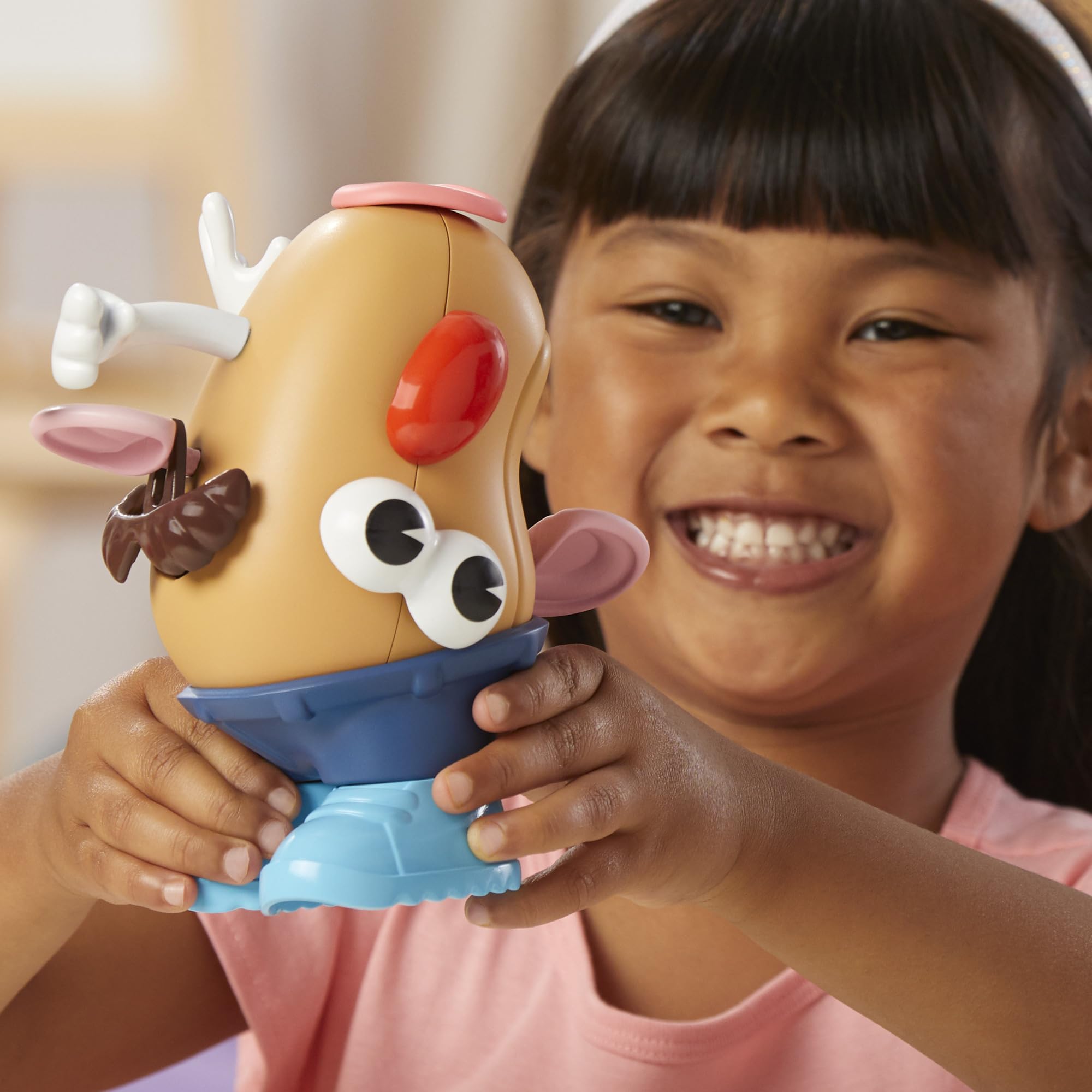 Mr. Potato Head Playskool, Fun Figure Toddler Toy for Girls and Boys, Classic Mix and Match Toys, Black