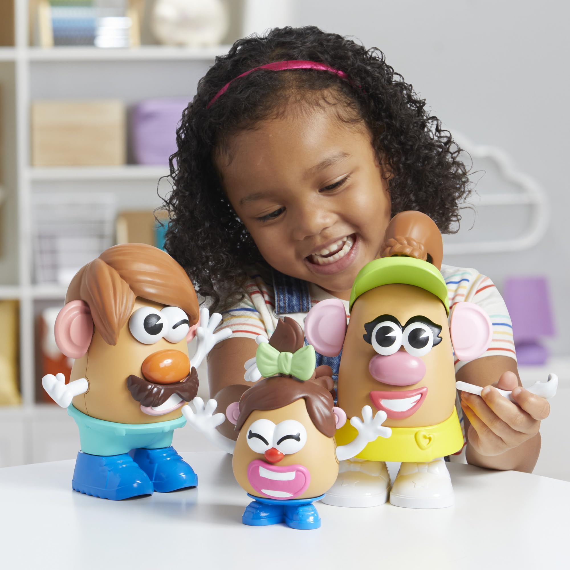 Mr. Potato Head Playskool, Fun Figure Toddler Toy for Girls and Boys, Classic Mix and Match Toys, Black