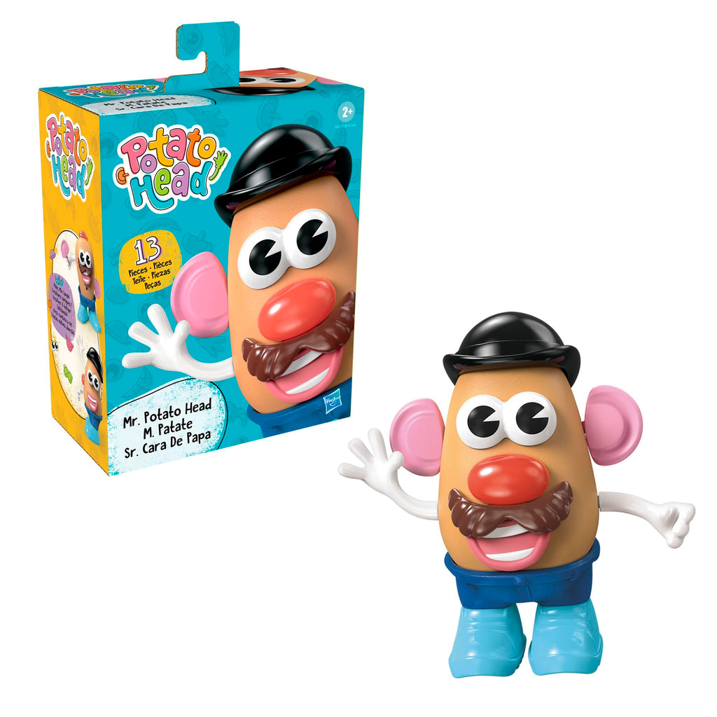 Mr. Potato Head Playskool, Fun Figure Toddler Toy for Girls and Boys, Classic Mix and Match Toys, Black