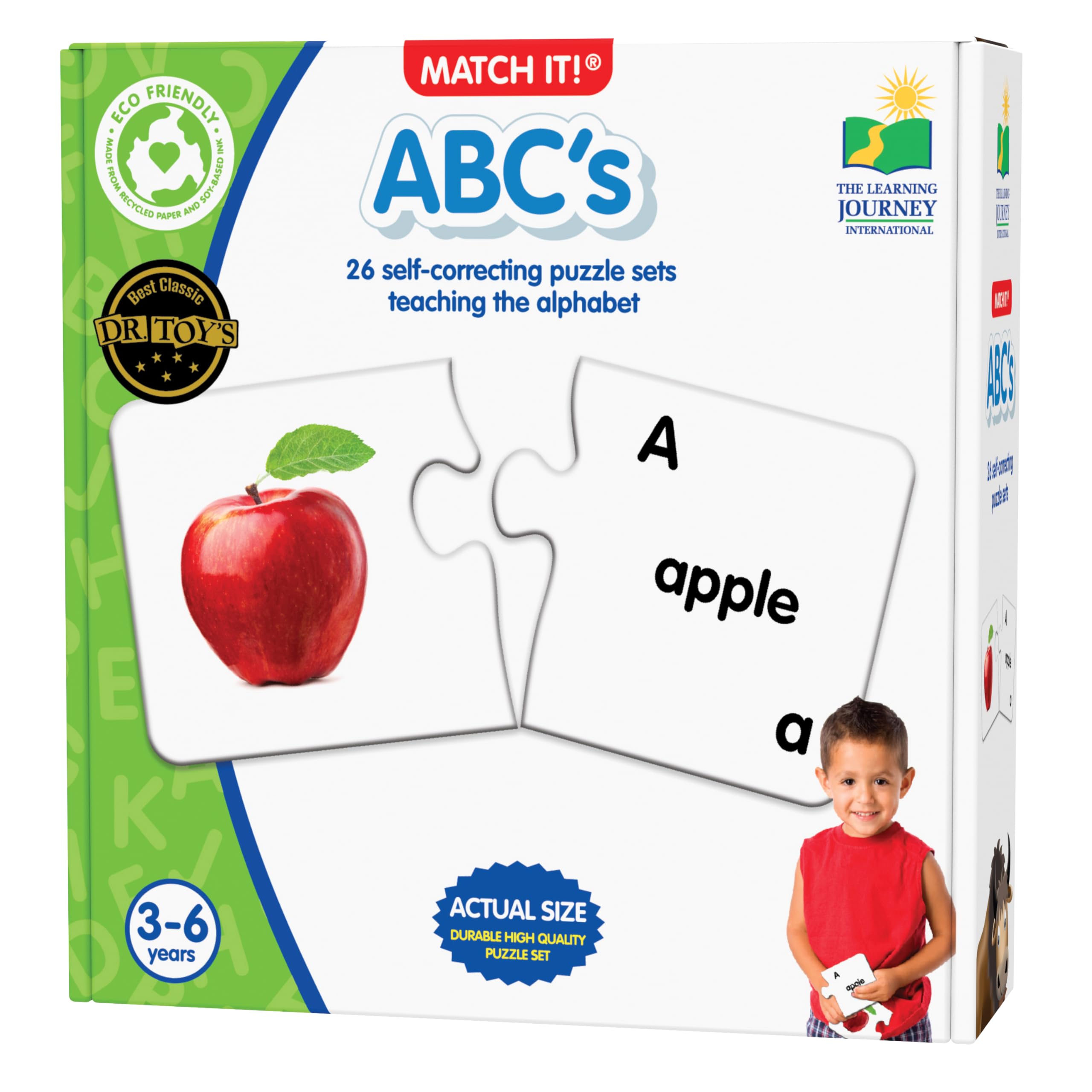 The Learning Journey Match It - Counting Memory Game For Kids - Helps Interactive Child Development, Problem-Solving and Counting Skills - Includes 30 Self-Correcting Puzzle Sets - For 4+ Years