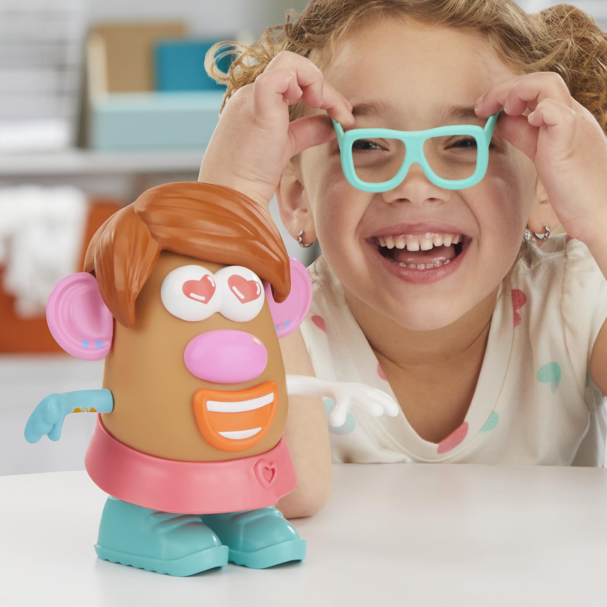 Mr. Potato Head Playskool, Fun Figure Toddler Toy for Girls and Boys, Classic Mix and Match Toys, Black