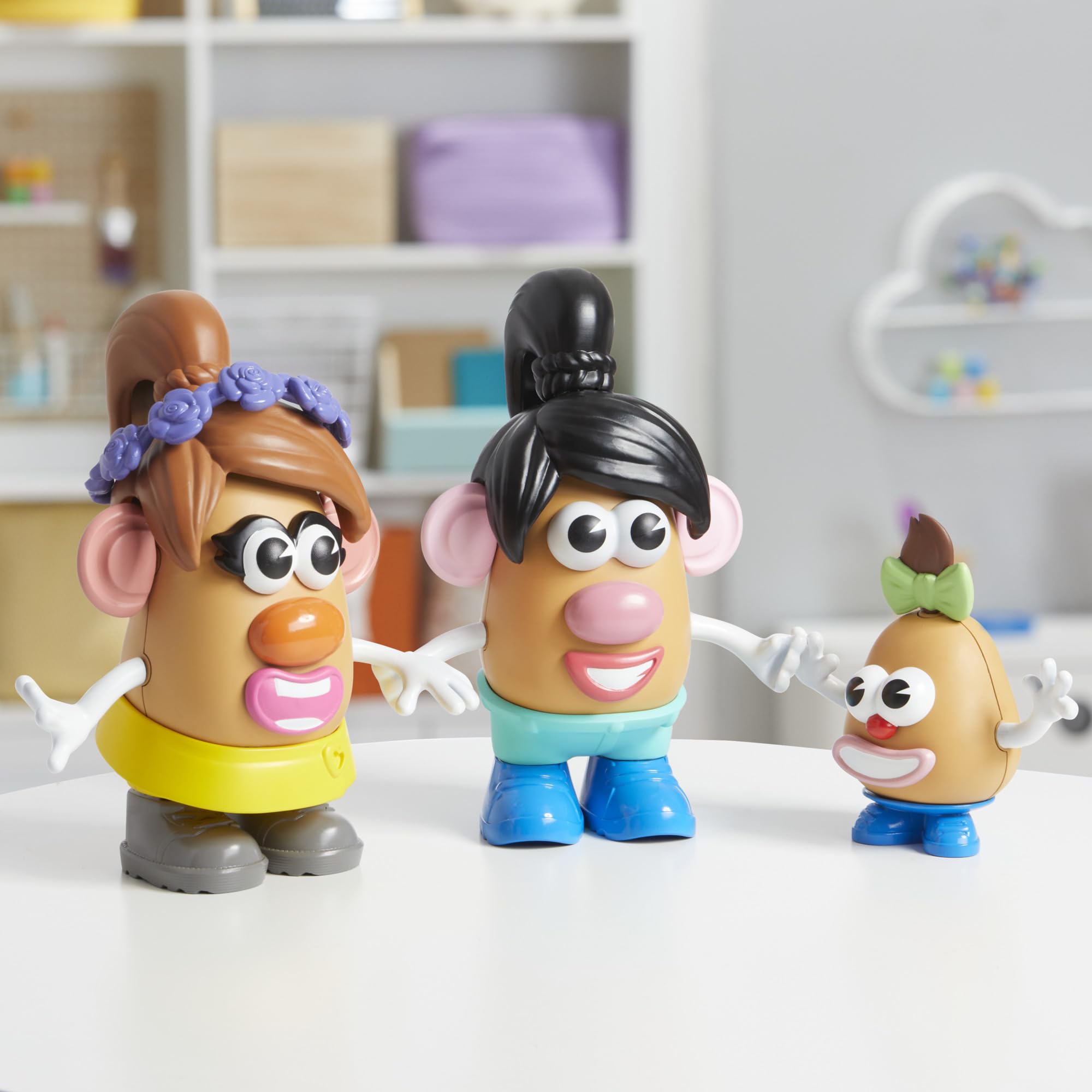 Mr. Potato Head Playskool, Fun Figure Toddler Toy for Girls and Boys, Classic Mix and Match Toys, Black