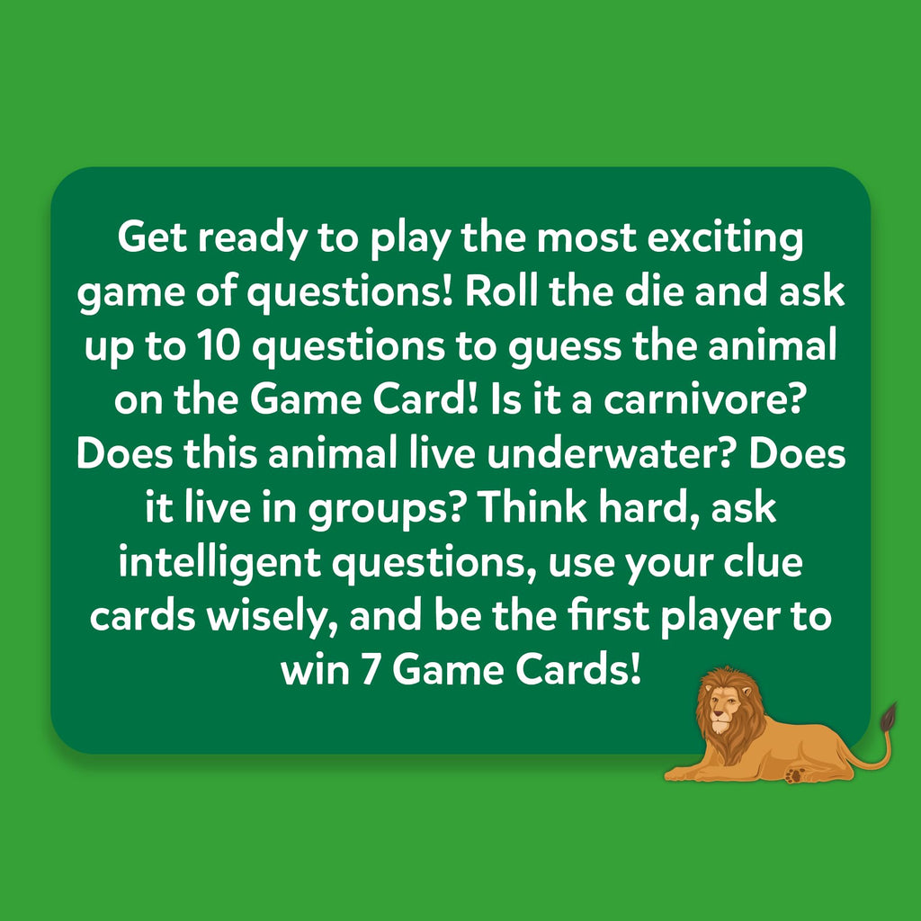 Skillmatics Guess in 10 Animal Planet, Card Game, Perfect for Boys, Girls, Kids, Teens, Adults Who Love Animals, Trivia Games, Travel Games, Gifts for Ages 6, 7, 8, 9, 10, and Up