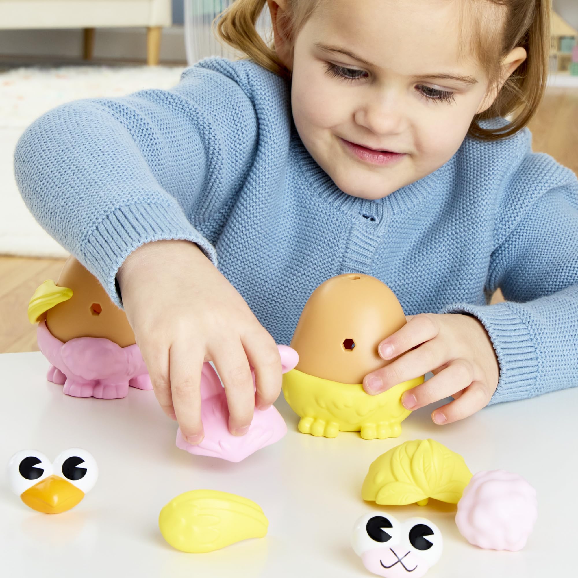 Mr. Potato Head Playskool, Fun Figure Toddler Toy for Girls and Boys, Classic Mix and Match Toys, Black