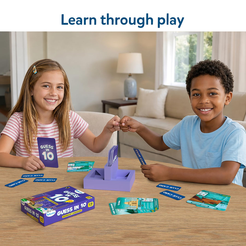 Skillmatics Guess in 10 Animal Planet, Card Game, Perfect for Boys, Girls, Kids, Teens, Adults Who Love Animals, Trivia Games, Travel Games, Gifts for Ages 6, 7, 8, 9, 10, and Up
