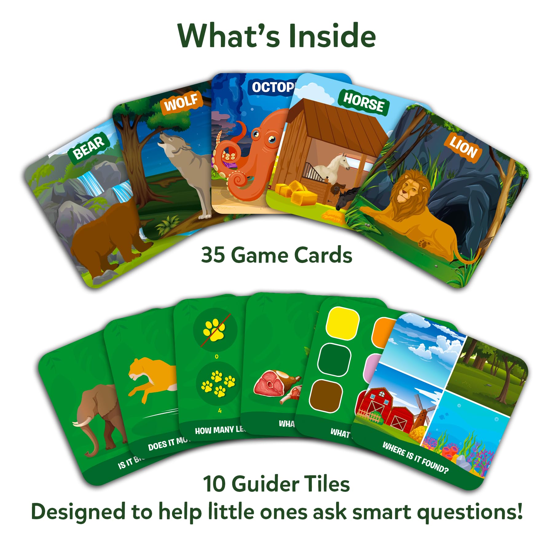 Skillmatics Guess in 10 Animal Planet, Card Game, Perfect for Boys, Girls, Kids, Teens, Adults Who Love Animals, Trivia Games, Travel Games, Gifts for Ages 6, 7, 8, 9, 10, and Up