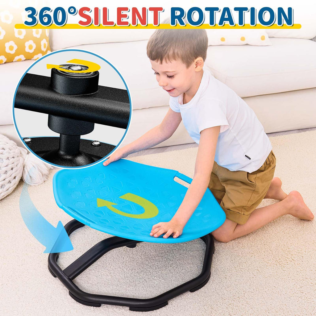 KidBloom Spinning Chair for Autism, Upgrade Handle Sensory Toys for Autism, Autism Sensory Equipment, Sit and Spin ADHD Sensory Chair