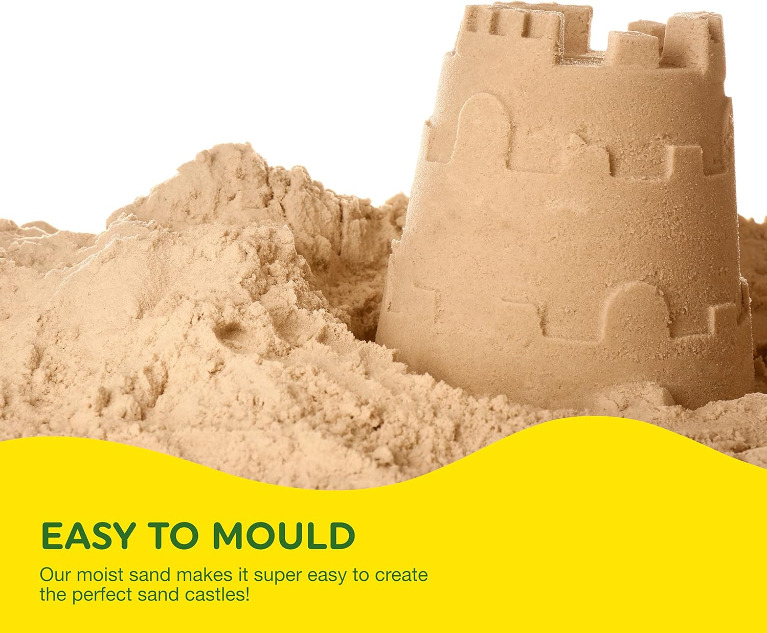 Rainbow Eco Play Sand - 20kg Natural, Non-Toxic Sand for Kids - Sandpit, Building, Sensory Play