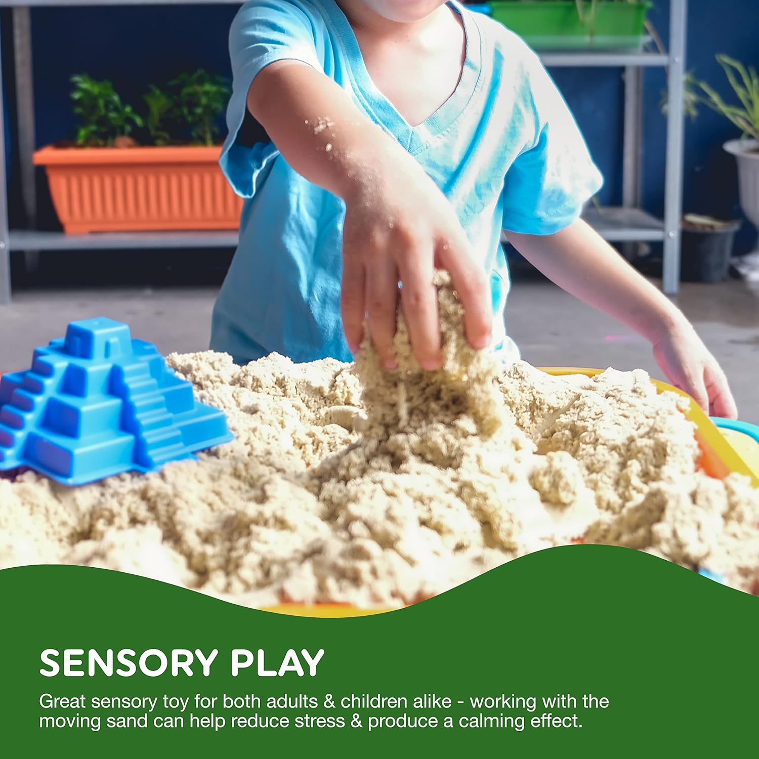 Rainbow Eco Play Sand - 20kg Natural, Non-Toxic Sand for Kids - Sandpit, Building, Sensory Play