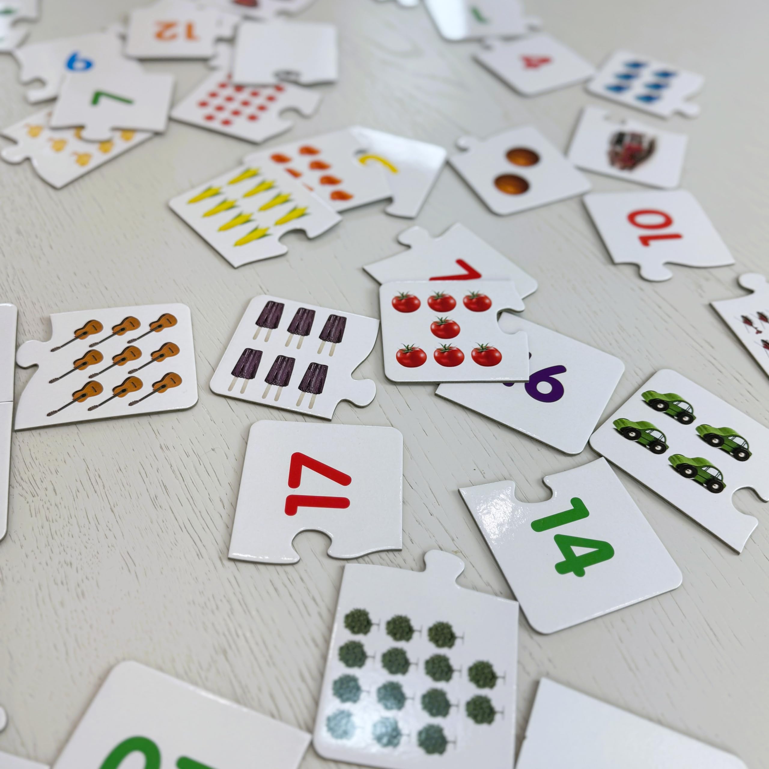 The Learning Journey Match It - Counting Memory Game For Kids - Helps Interactive Child Development, Problem-Solving and Counting Skills - Includes 30 Self-Correcting Puzzle Sets - For 4+ Years