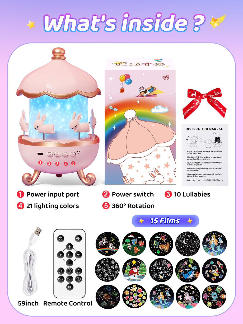 Egg Light Gifts for Kids Sound Machine | 15 Sleeping Sounds+14HD Films+7 Colors+360°Rotating | Easter Gifts for Kids Primal Hatch Dinosaur Egg Night Light for Nursery Boy Toys Hatch Sound Machine