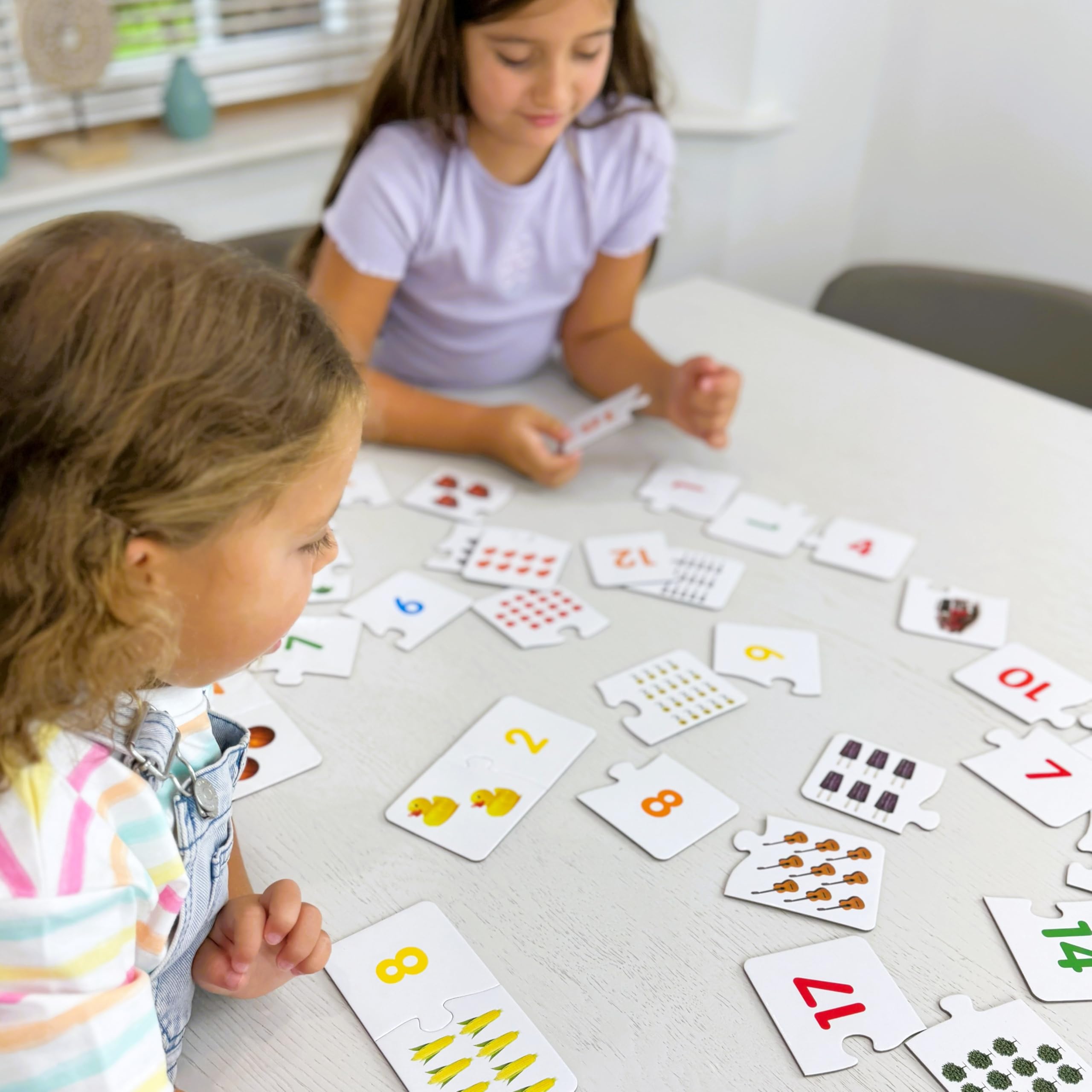 The Learning Journey Match It - Counting Memory Game For Kids - Helps Interactive Child Development, Problem-Solving and Counting Skills - Includes 30 Self-Correcting Puzzle Sets - For 4+ Years