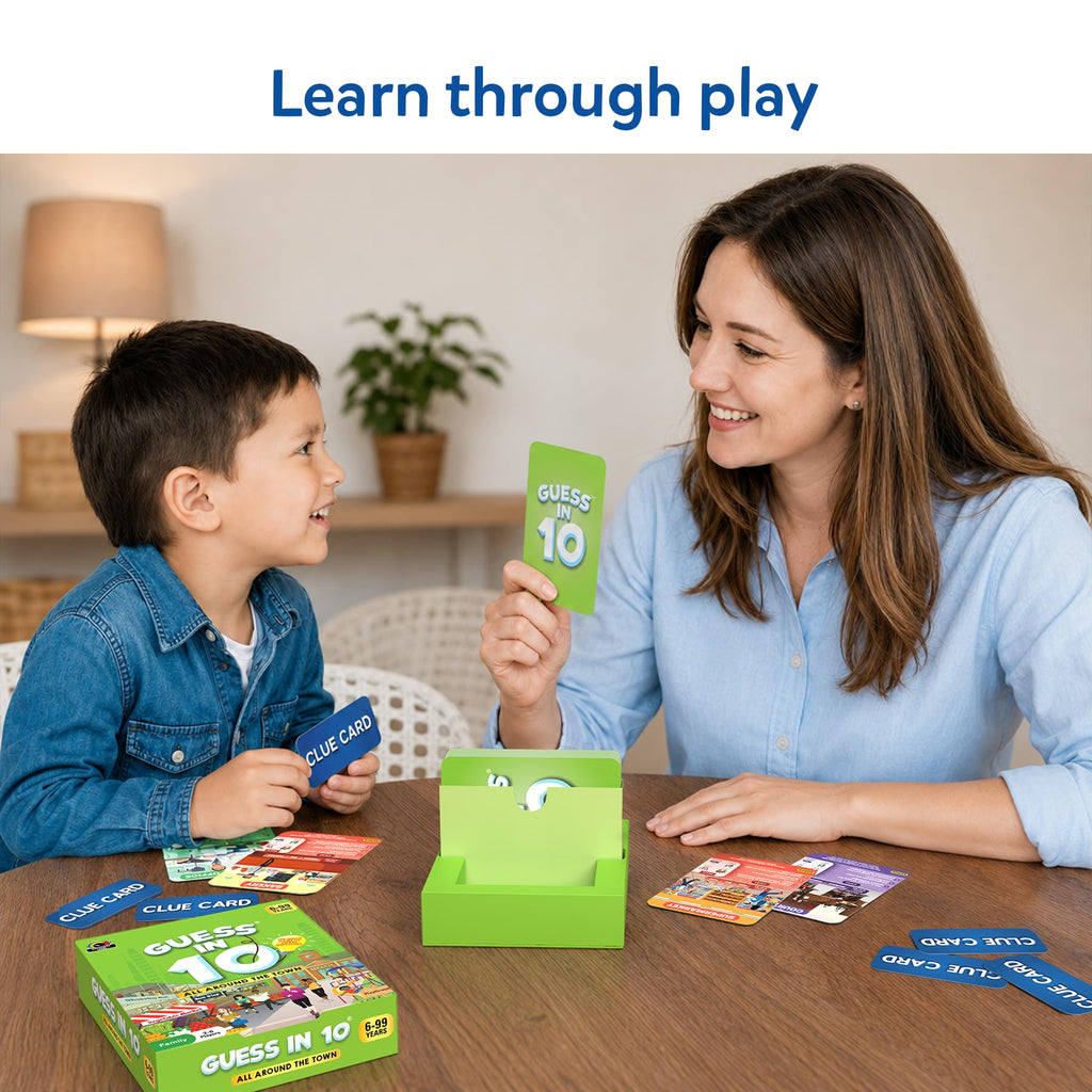 Skillmatics Guess in 10 Animal Planet, Card Game, Perfect for Boys, Girls, Kids, Teens, Adults Who Love Animals, Trivia Games, Travel Games, Gifts for Ages 6, 7, 8, 9, 10, and Up