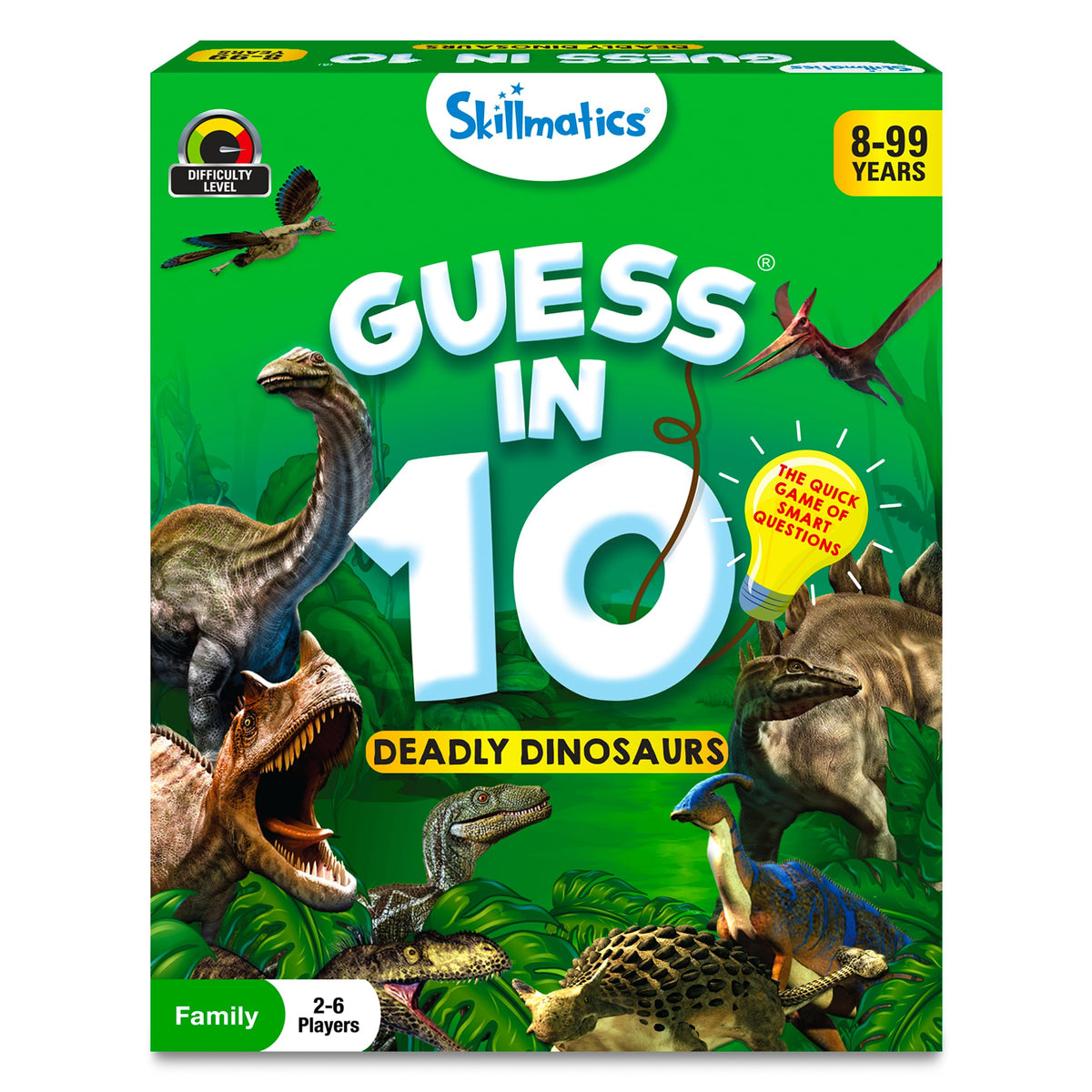 Skillmatics Guess in 10 Animal Planet, Card Game, Perfect for Boys, Girls, Kids, Teens, Adults Who Love Animals, Trivia Games, Travel Games, Gifts for Ages 6, 7, 8, 9, 10, and Up