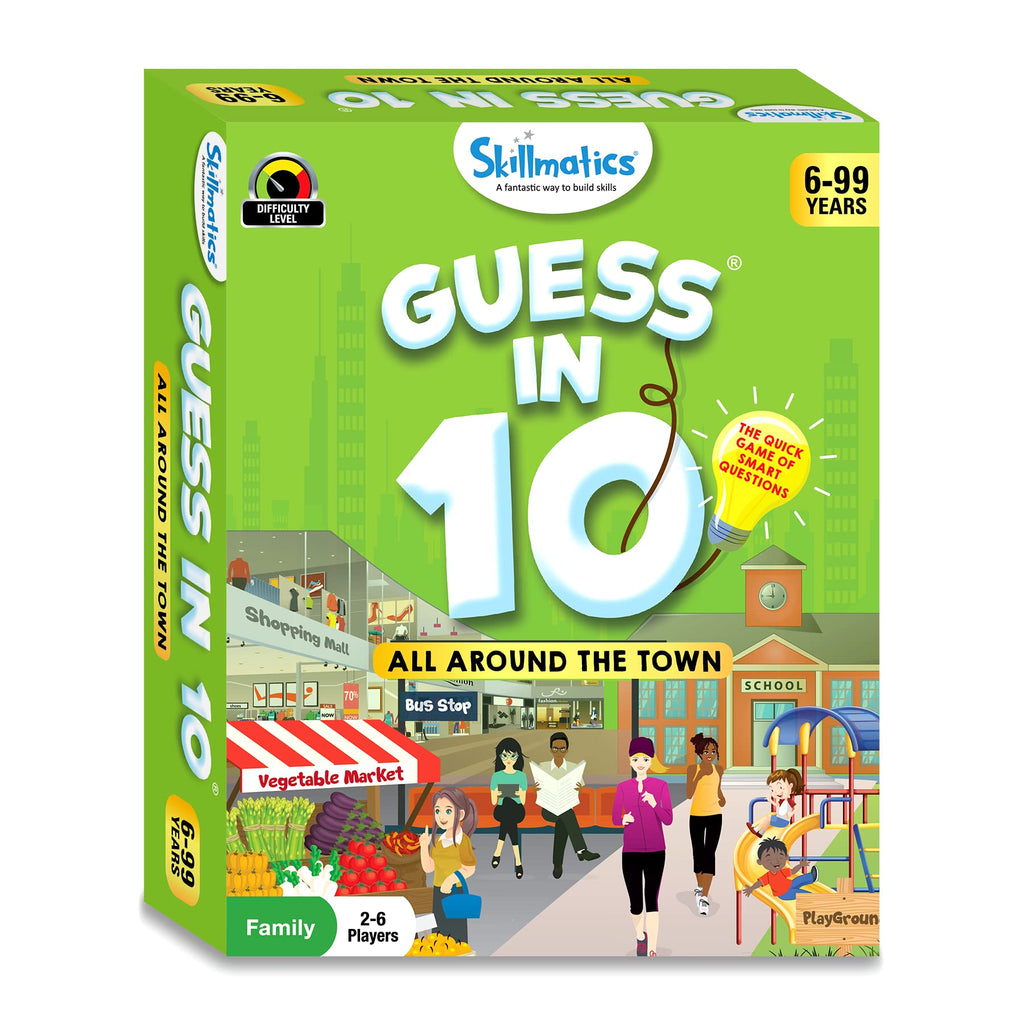 Skillmatics Guess in 10 Animal Planet, Card Game, Perfect for Boys, Girls, Kids, Teens, Adults Who Love Animals, Trivia Games, Travel Games, Gifts for Ages 6, 7, 8, 9, 10, and Up