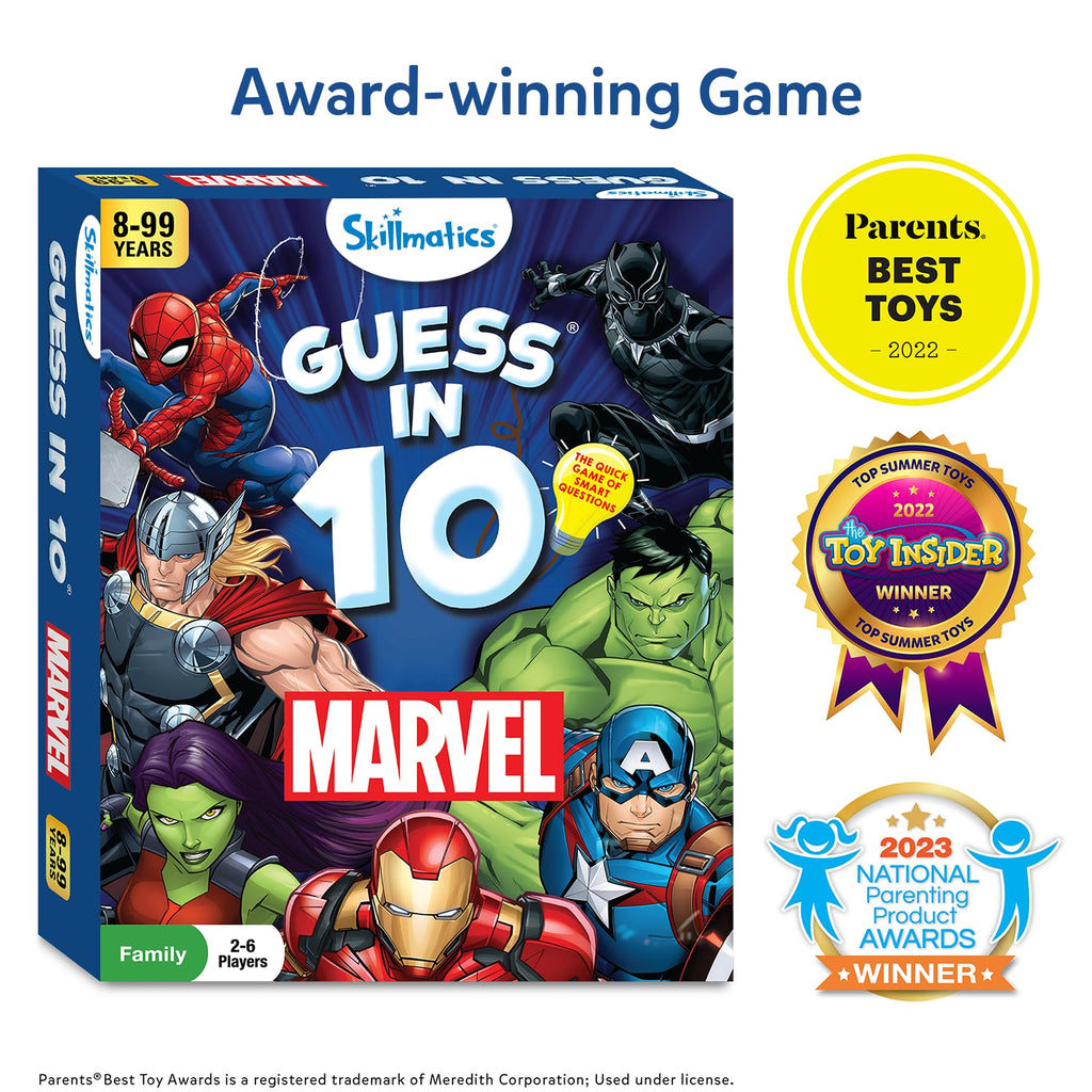 Skillmatics Guess in 10 Animal Planet, Card Game, Perfect for Boys, Girls, Kids, Teens, Adults Who Love Animals, Trivia Games, Travel Games, Gifts for Ages 6, 7, 8, 9, 10, and Up