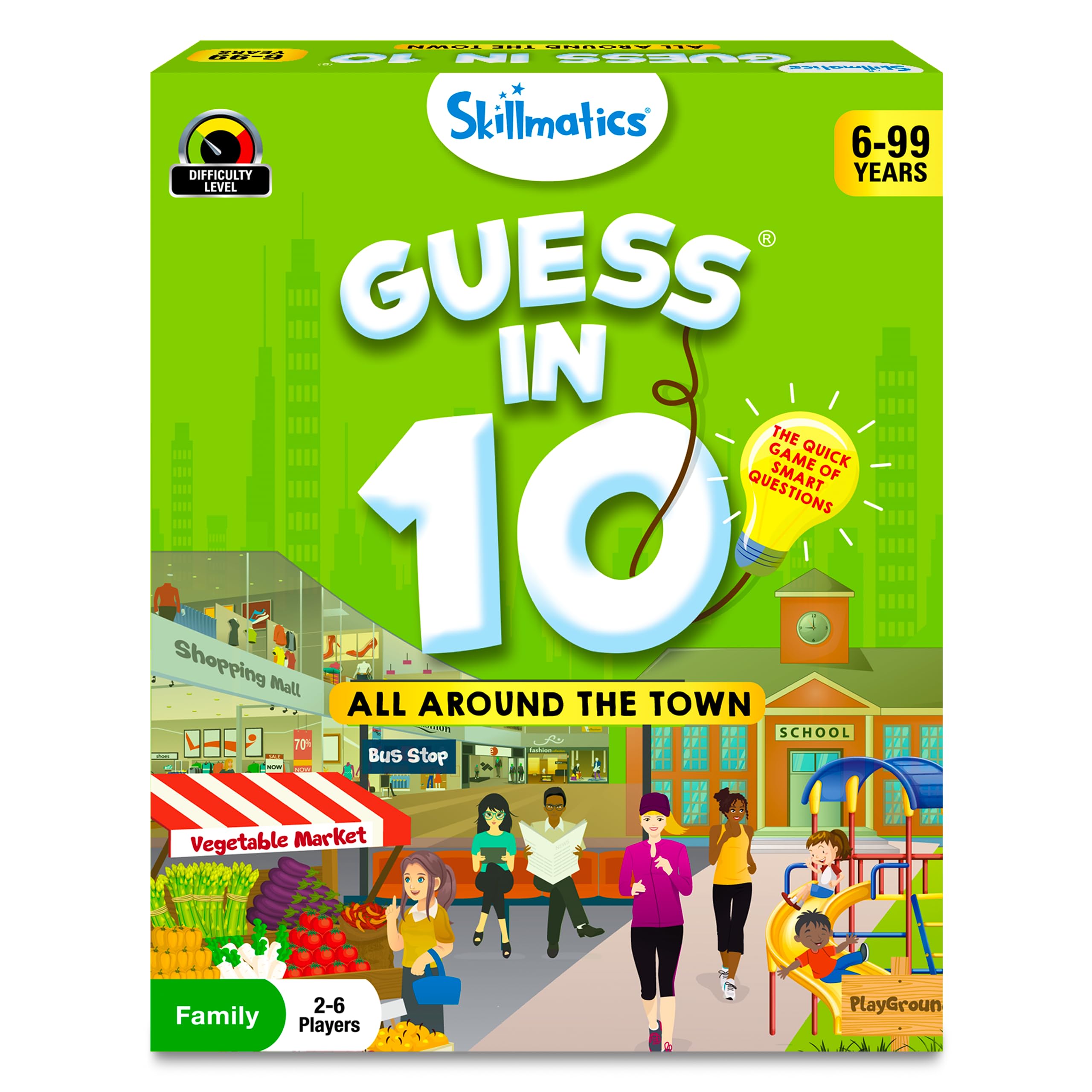 Skillmatics Guess in 10 Animal Planet, Card Game, Perfect for Boys, Girls, Kids, Teens, Adults Who Love Animals, Trivia Games, Travel Games, Gifts for Ages 6, 7, 8, 9, 10, and Up