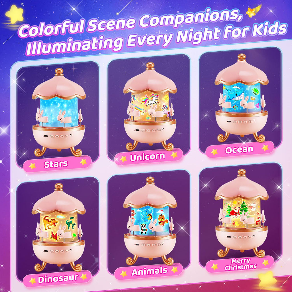 Egg Light Gifts for Kids Sound Machine | 15 Sleeping Sounds+14HD Films+7 Colors+360°Rotating | Easter Gifts for Kids Primal Hatch Dinosaur Egg Night Light for Nursery Boy Toys Hatch Sound Machine